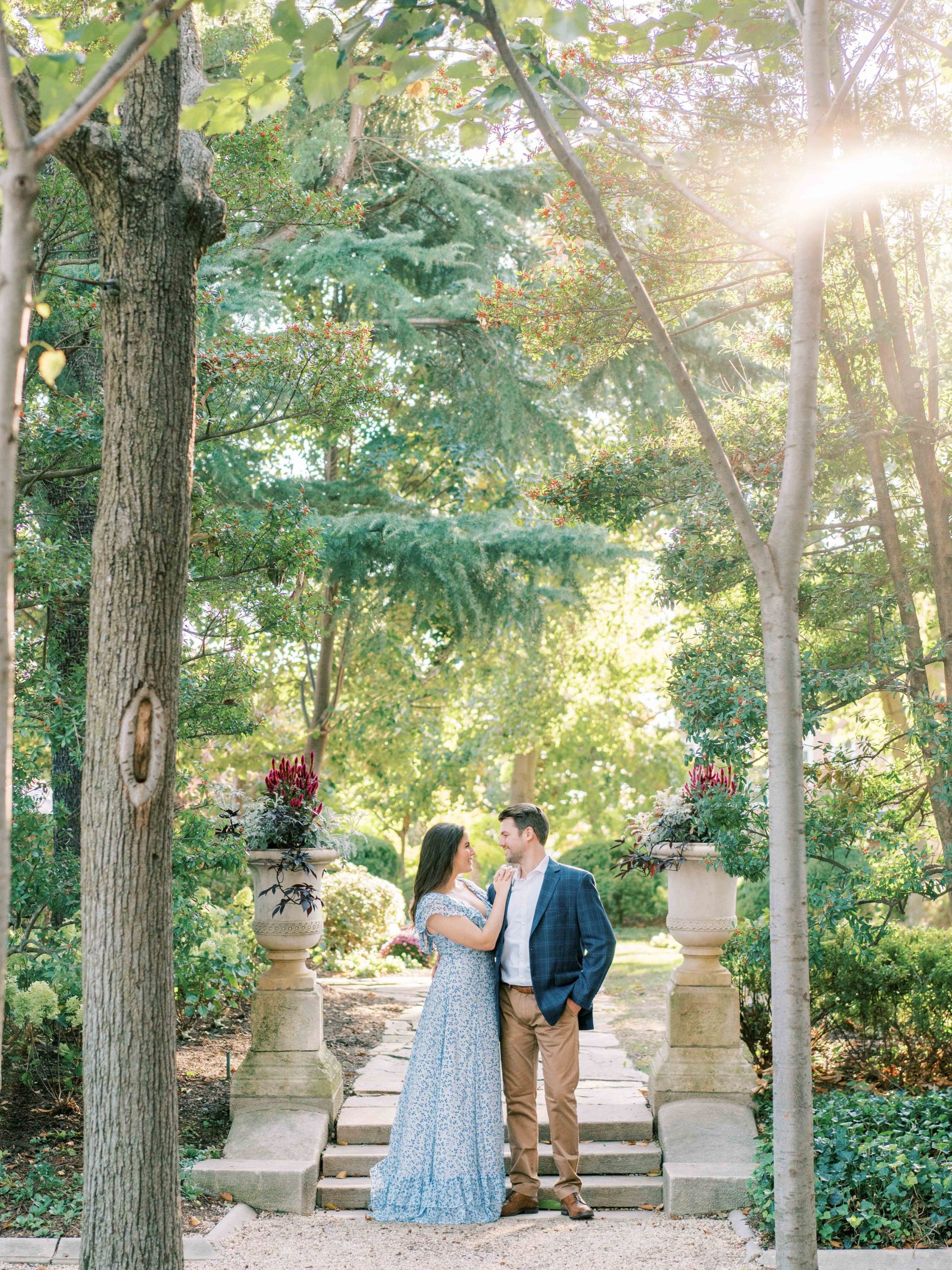 A stunning engagement session at the Meridian House in downtown Washington, DC. Captured by DC film photographer, Alicia Lacey.