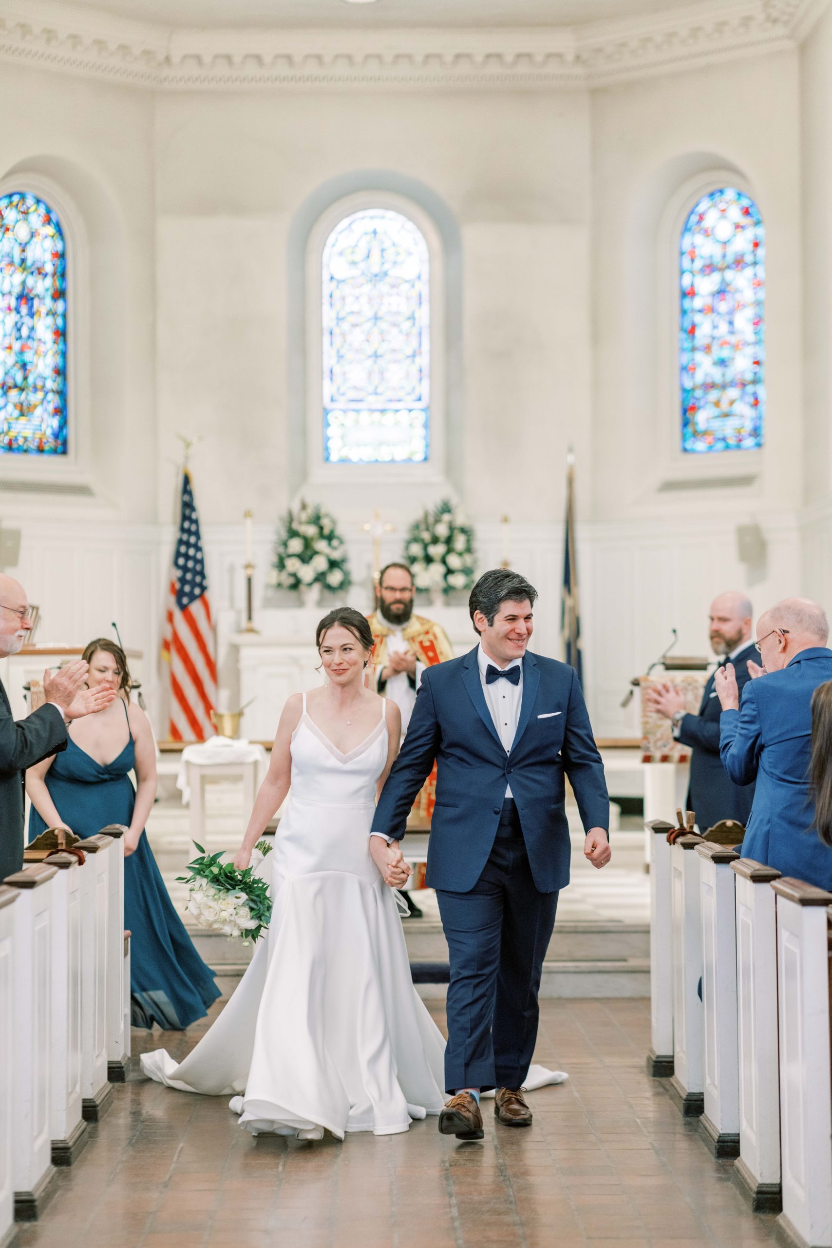 This romantic winter wedding was celebrated at the Army Navy Country Club in Arlington, VA with portraits at the monuments in Washington, DC.