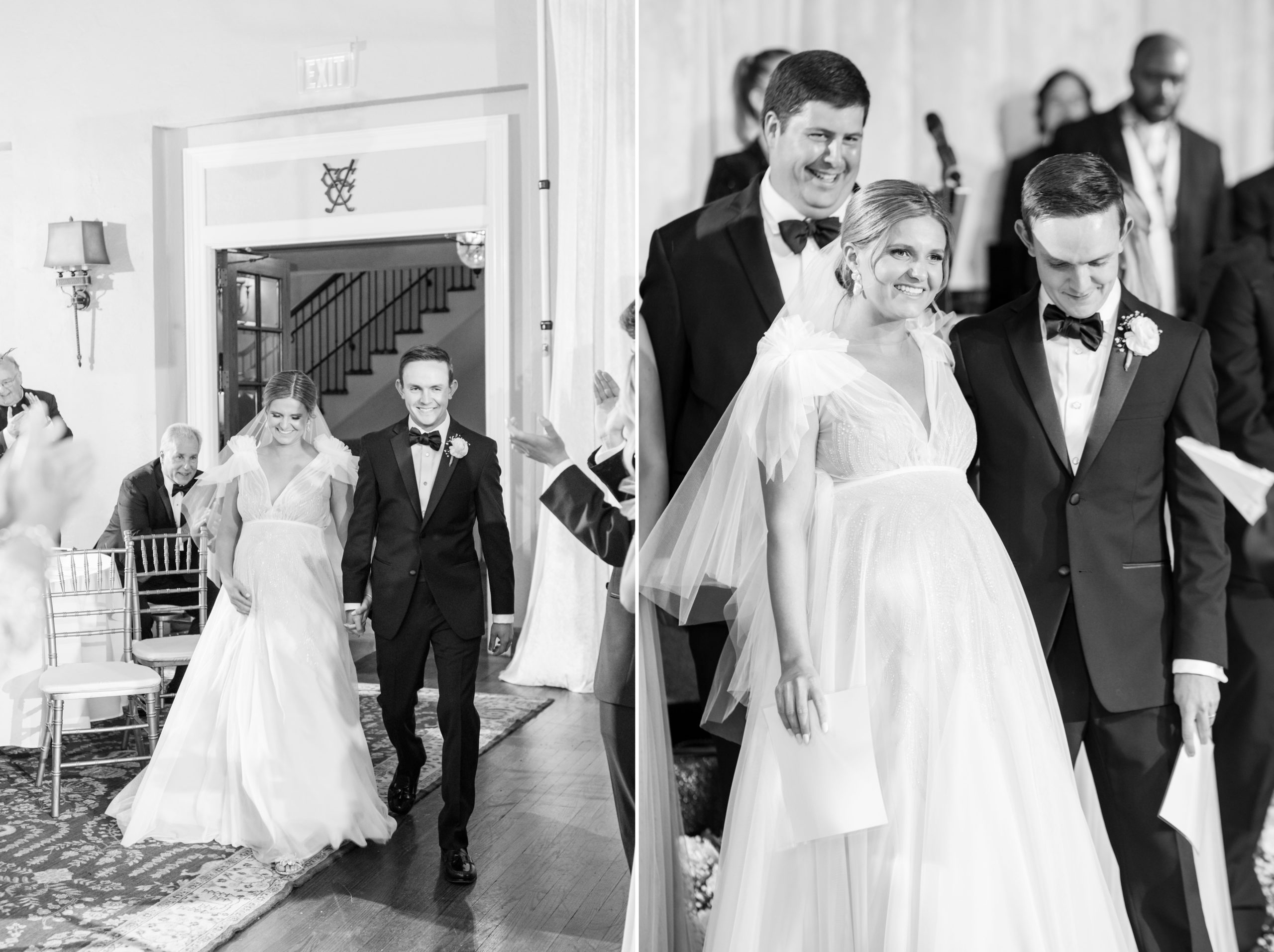 An elegant, black-tie wedding at the Congressional Country Club outside of Washington, DC featuring photography by Alicia Lacey. 