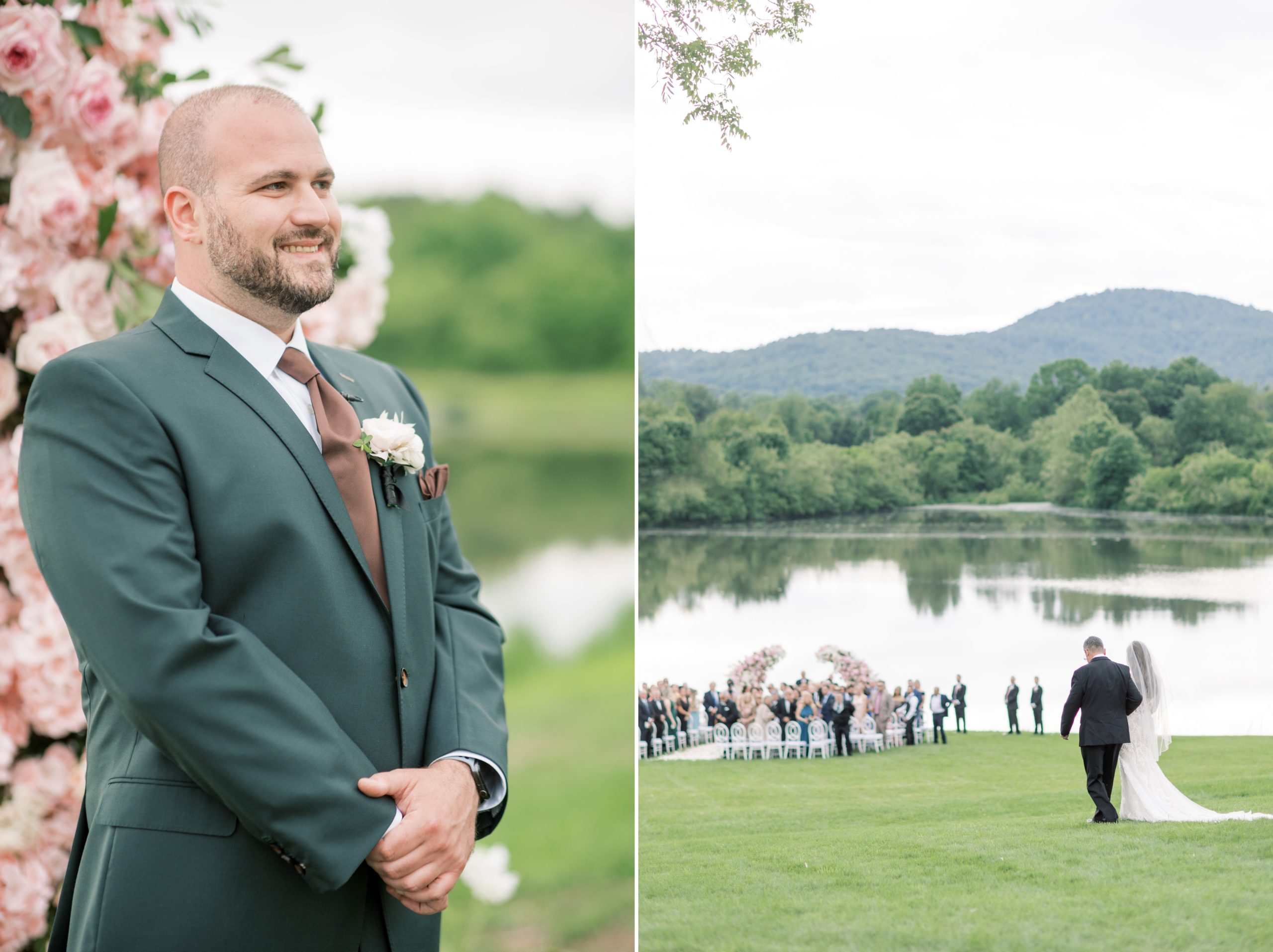 A stunning, floral-focused wedding at a private estate in the Blue Ridge Mountains in The Plains, Virginia.