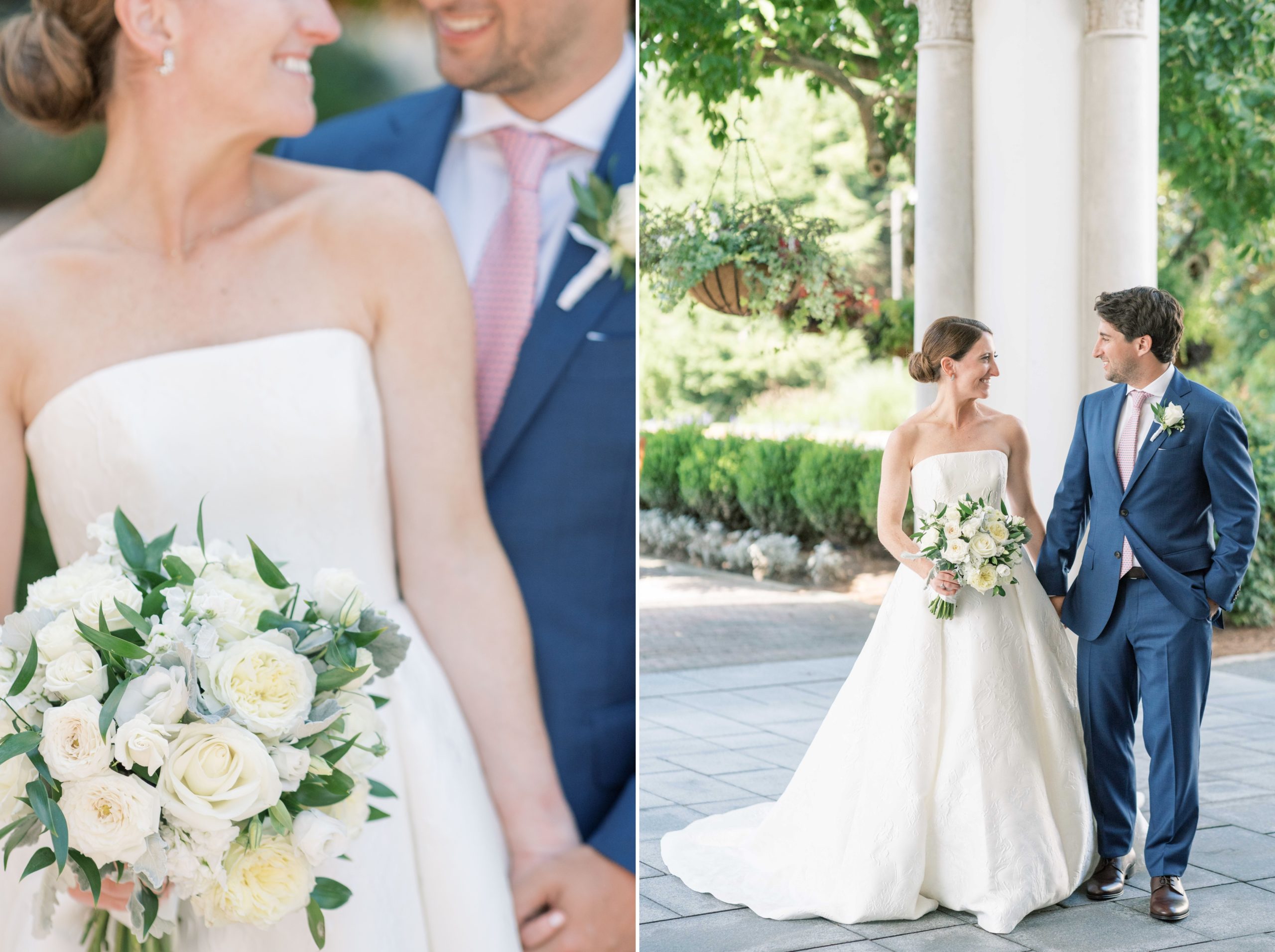 An outdoor summer wedding at the Congressional Country Club in Washington, DC with wedding photography by Alicia Lacey.