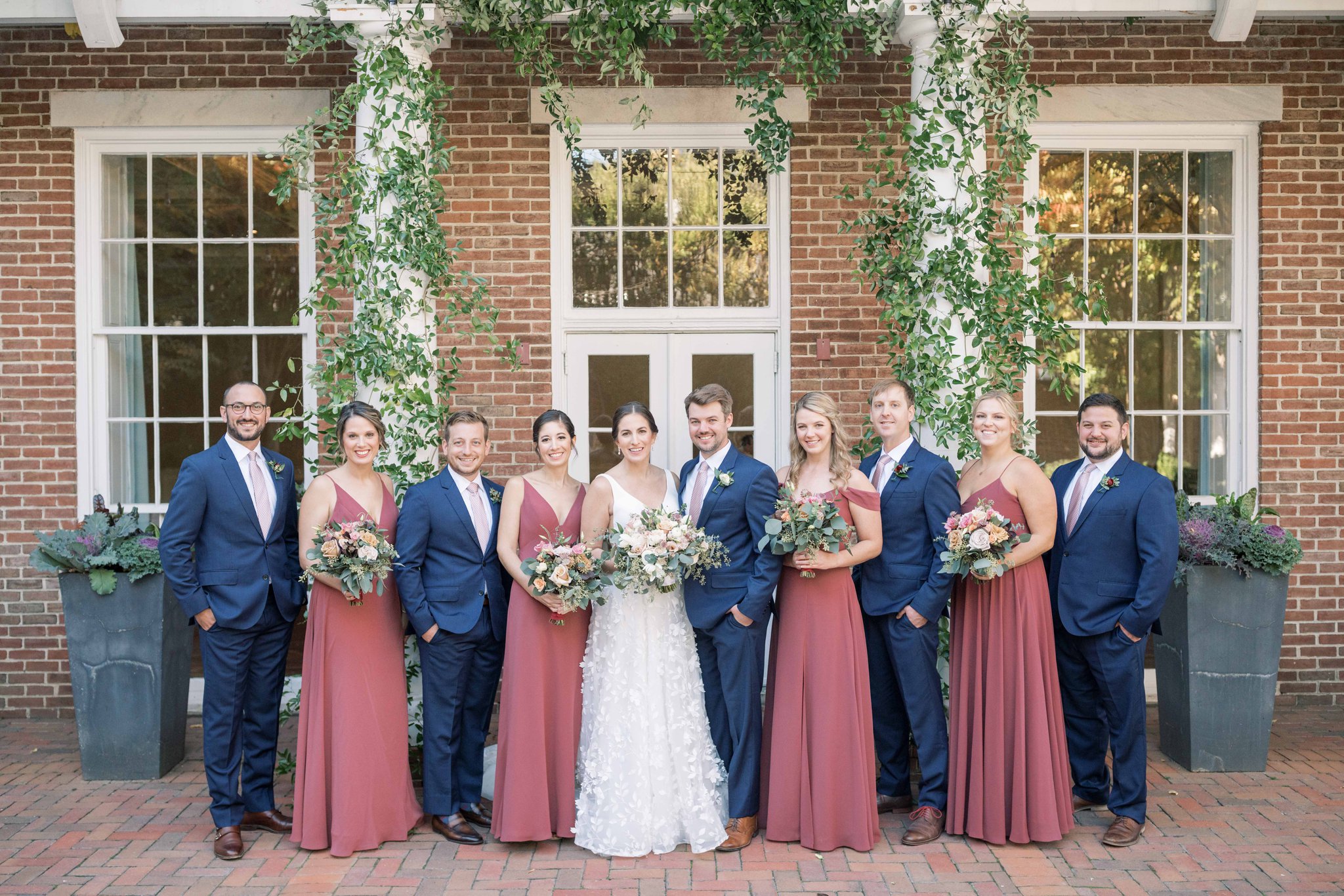A romantic fall wedding at the Tidewater Inn in Easton, MD. 