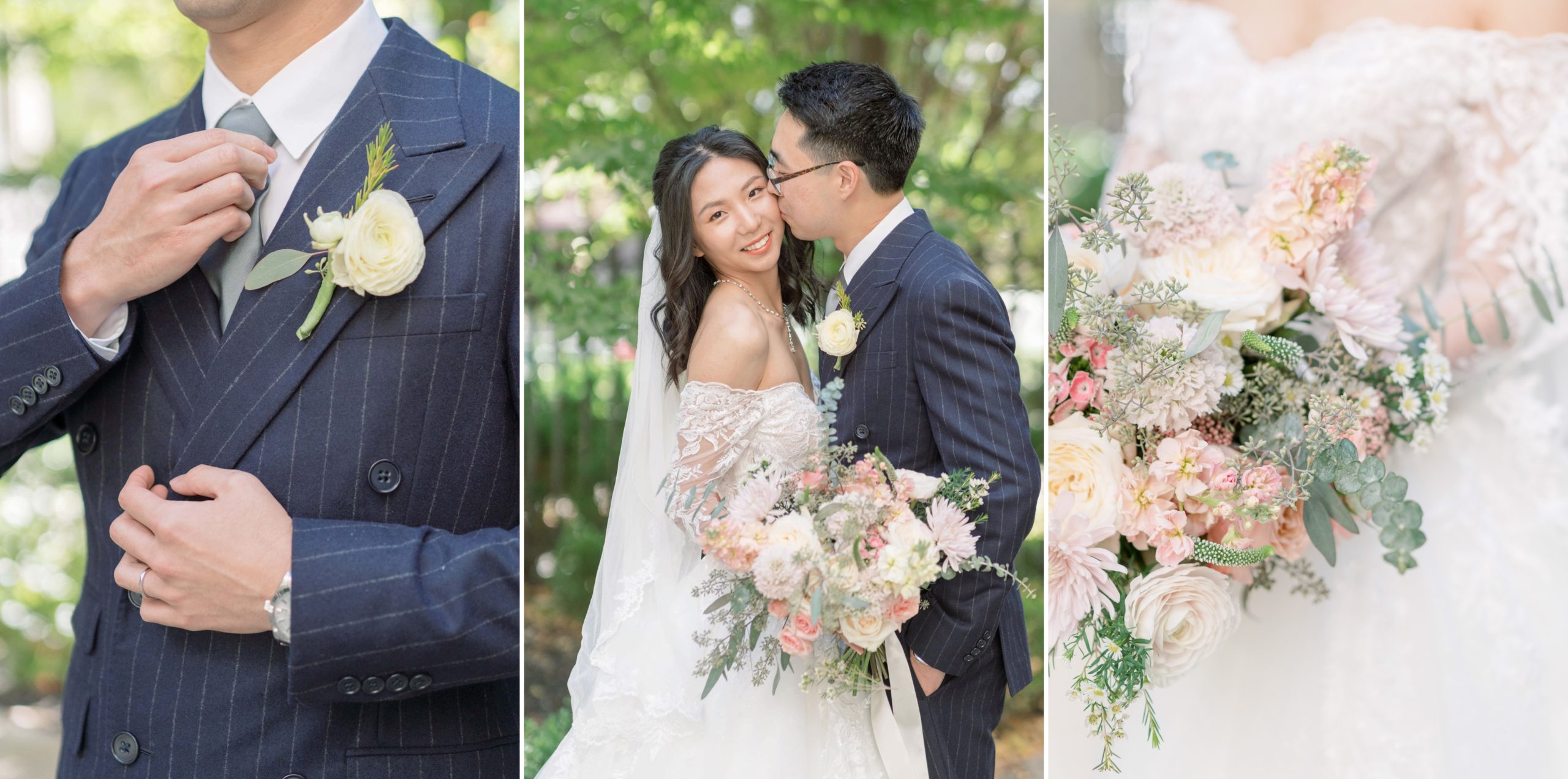 A elegant wedding on the Astor Terrace at the St. Regis Hotel in downtown Washington, DC.