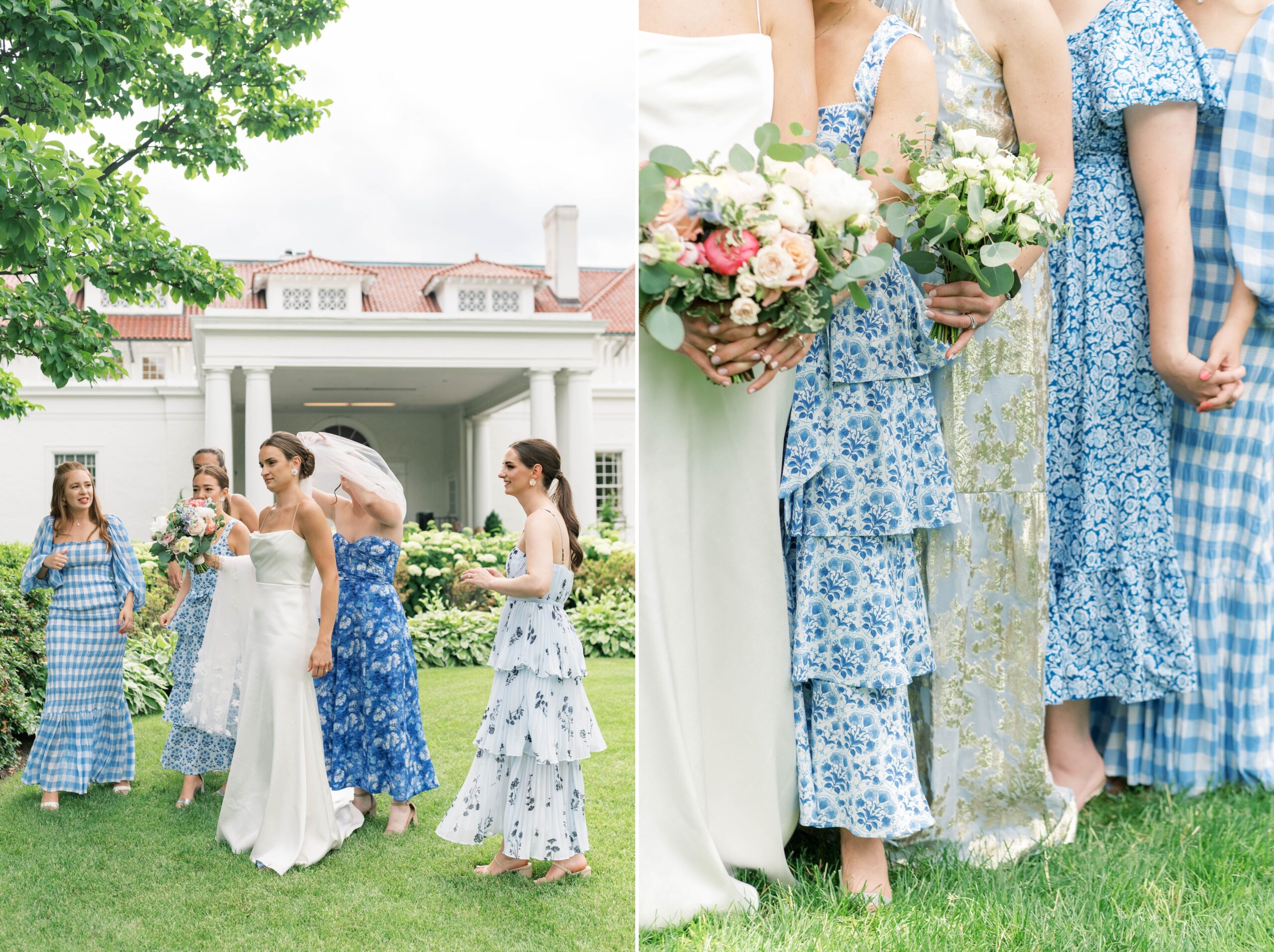 A elegant Columbia Country Club Wedding featuring a romantic garden-esque reception.