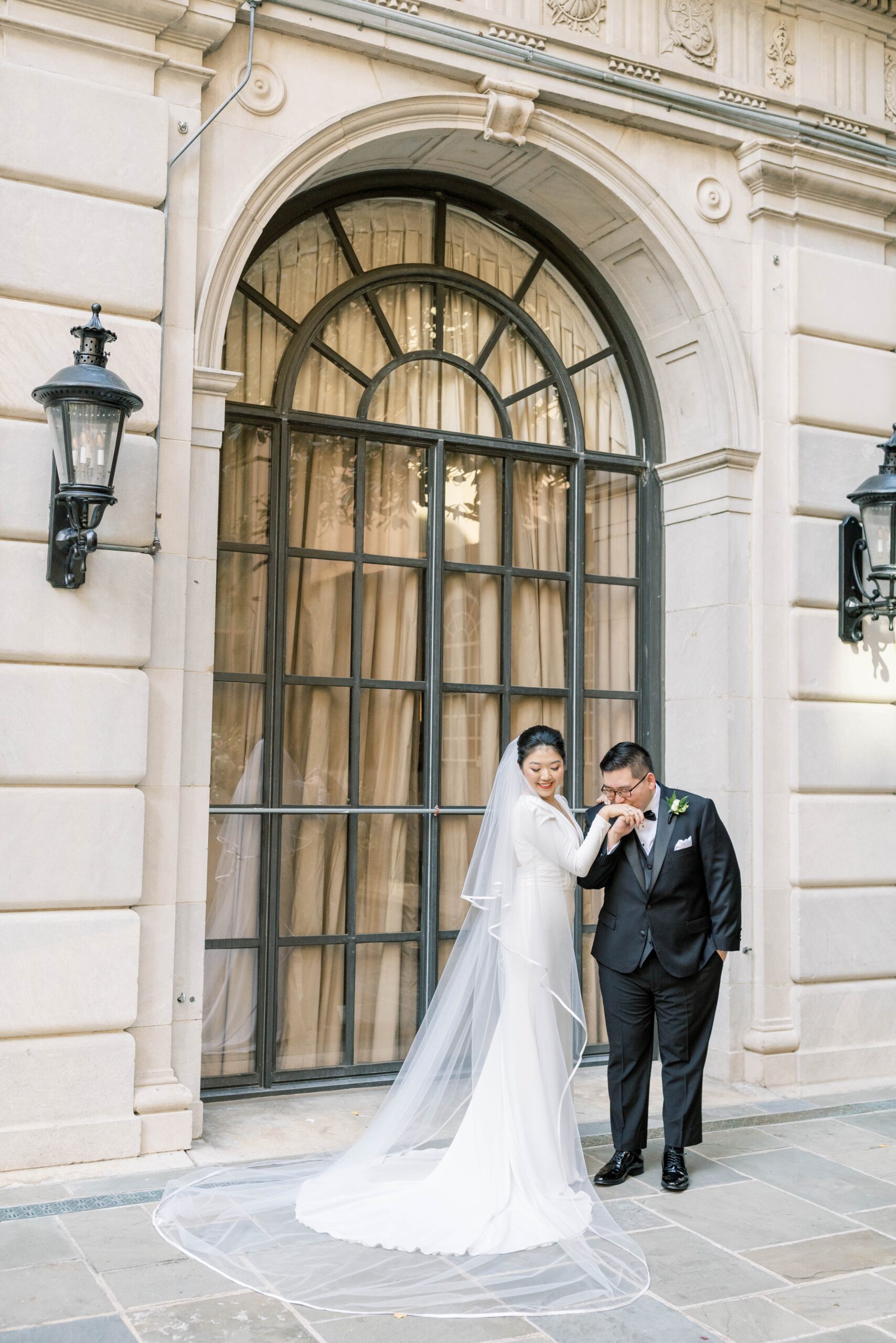 An elegant, classic black tie wedding at the St. Regis hotel in downtown Washington, DC.