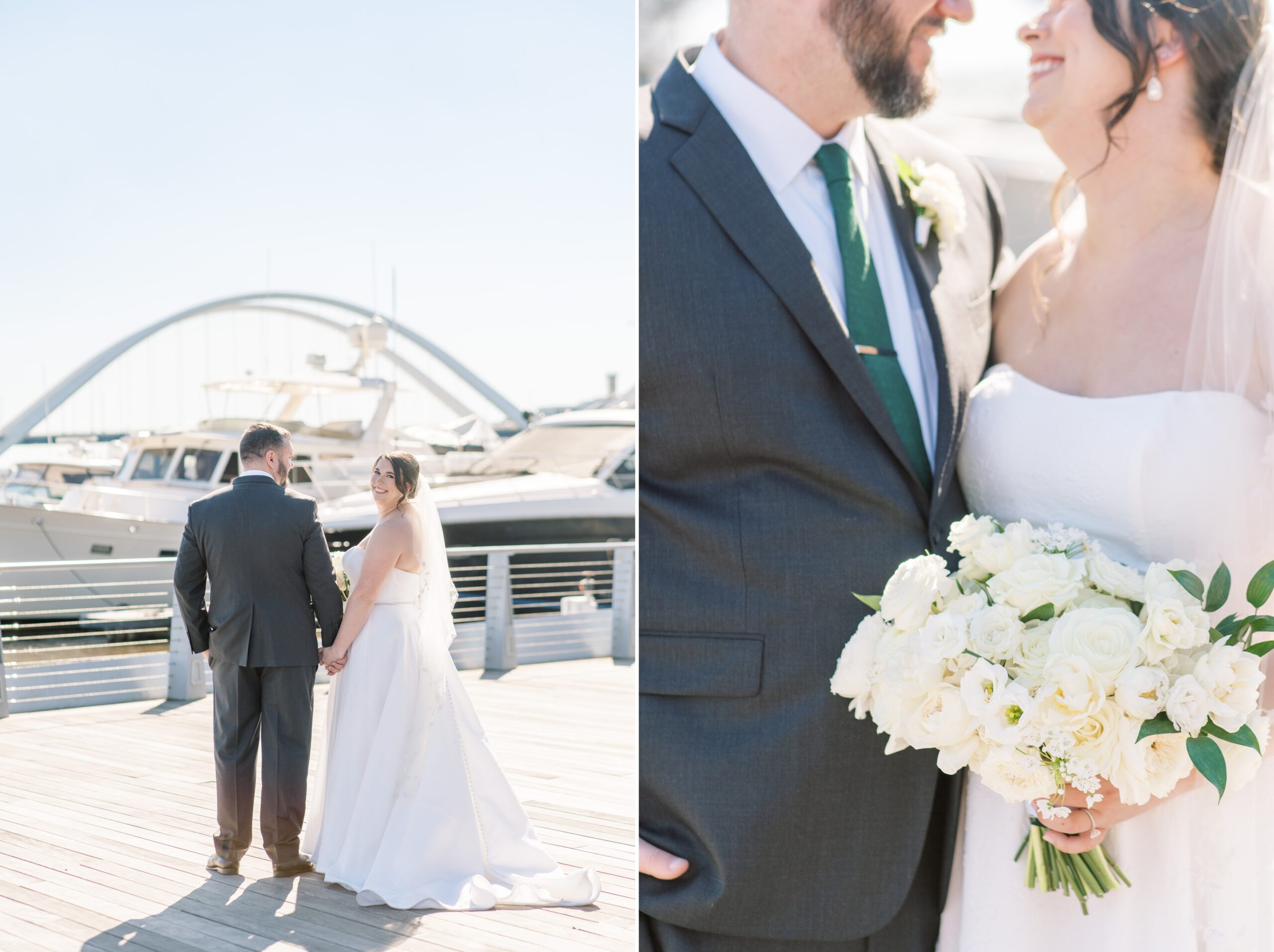 A spring District Winery wedding in Washington, DC.