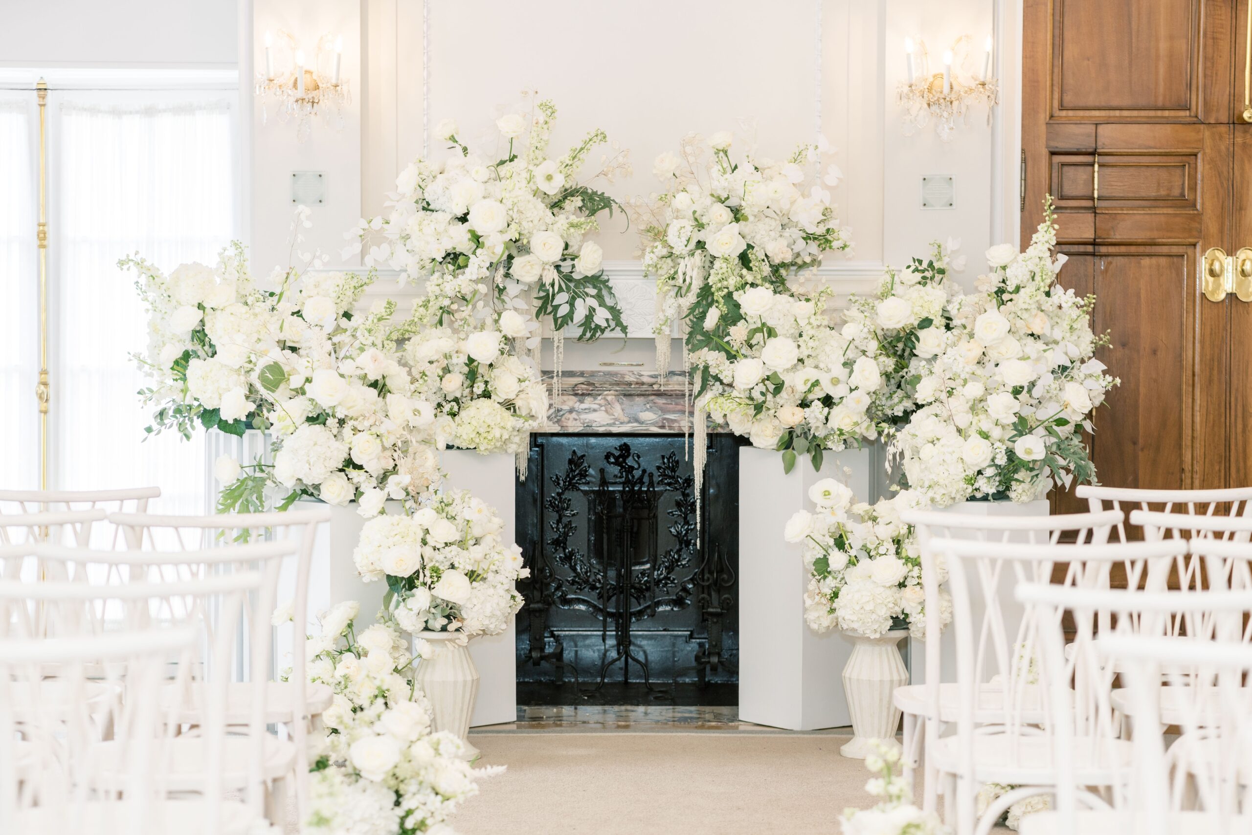 An elegant and timeless black tie spring Meridian House wedding in Washington, DC