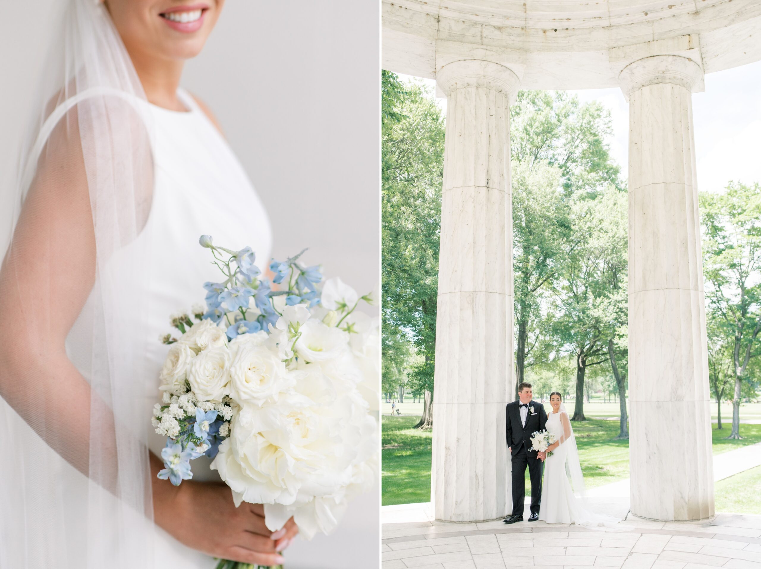 A beautiful summer wedding at the National Museum of Women in the Arts in Washington, DC. With an appearance by the Nationals Presidents!