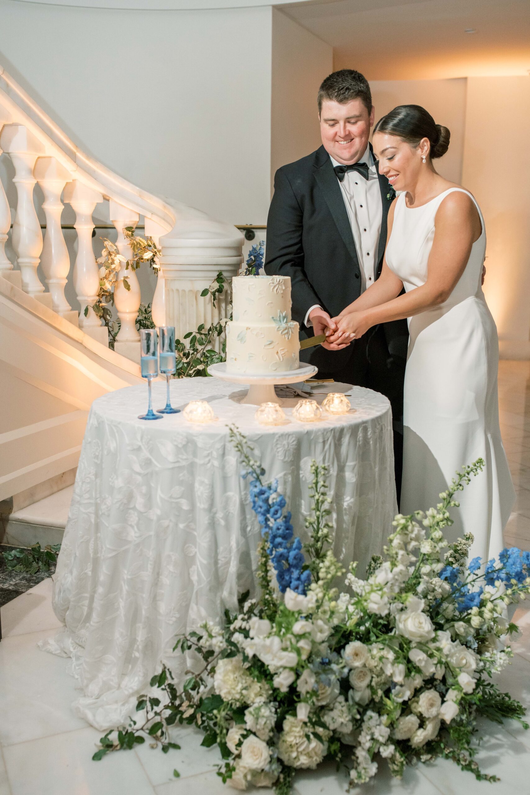 A beautiful summer wedding at the National Museum of Women in the Arts in Washington, DC. With an appearance by the Nationals Presidents!