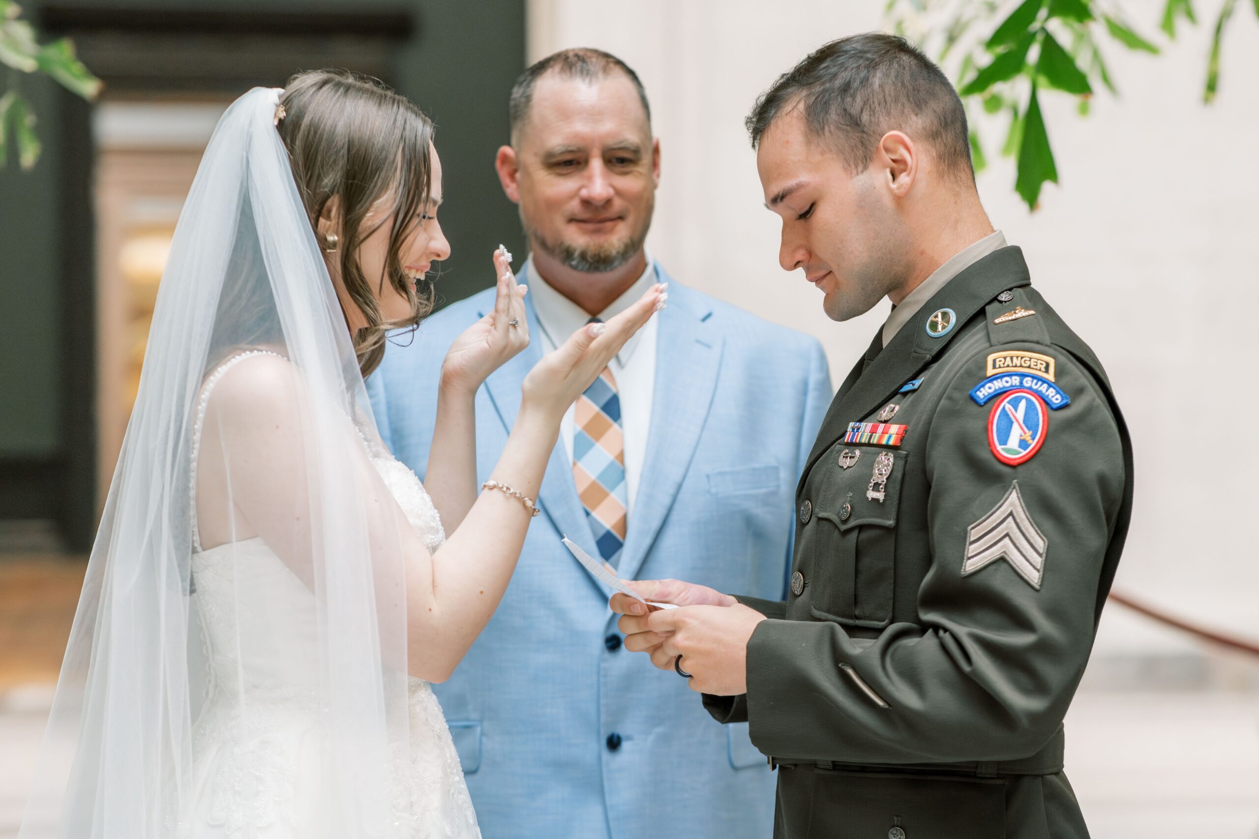 An intimate elopement at the National Gallery of Art in Washington, DC!