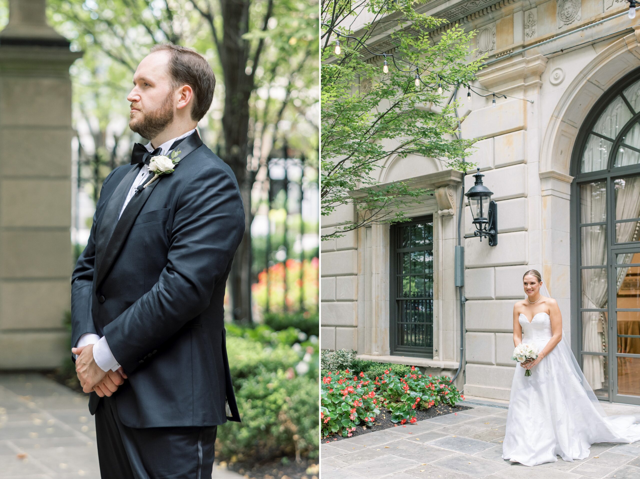 A classic fall wedding in the courtyard and ballroom at the St. Regis in downtown Washington, DC.