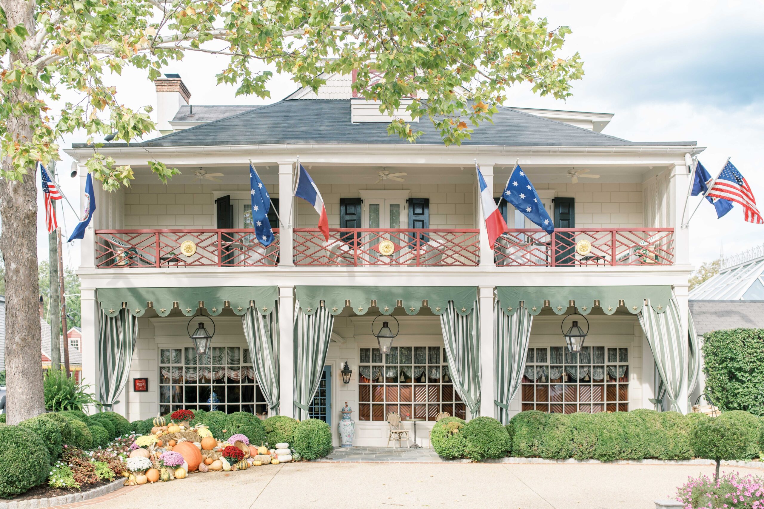 An intimate and romantic wedding at the Inn at Little Washington in the foothills of the Blue Ridge Mountains in VA.