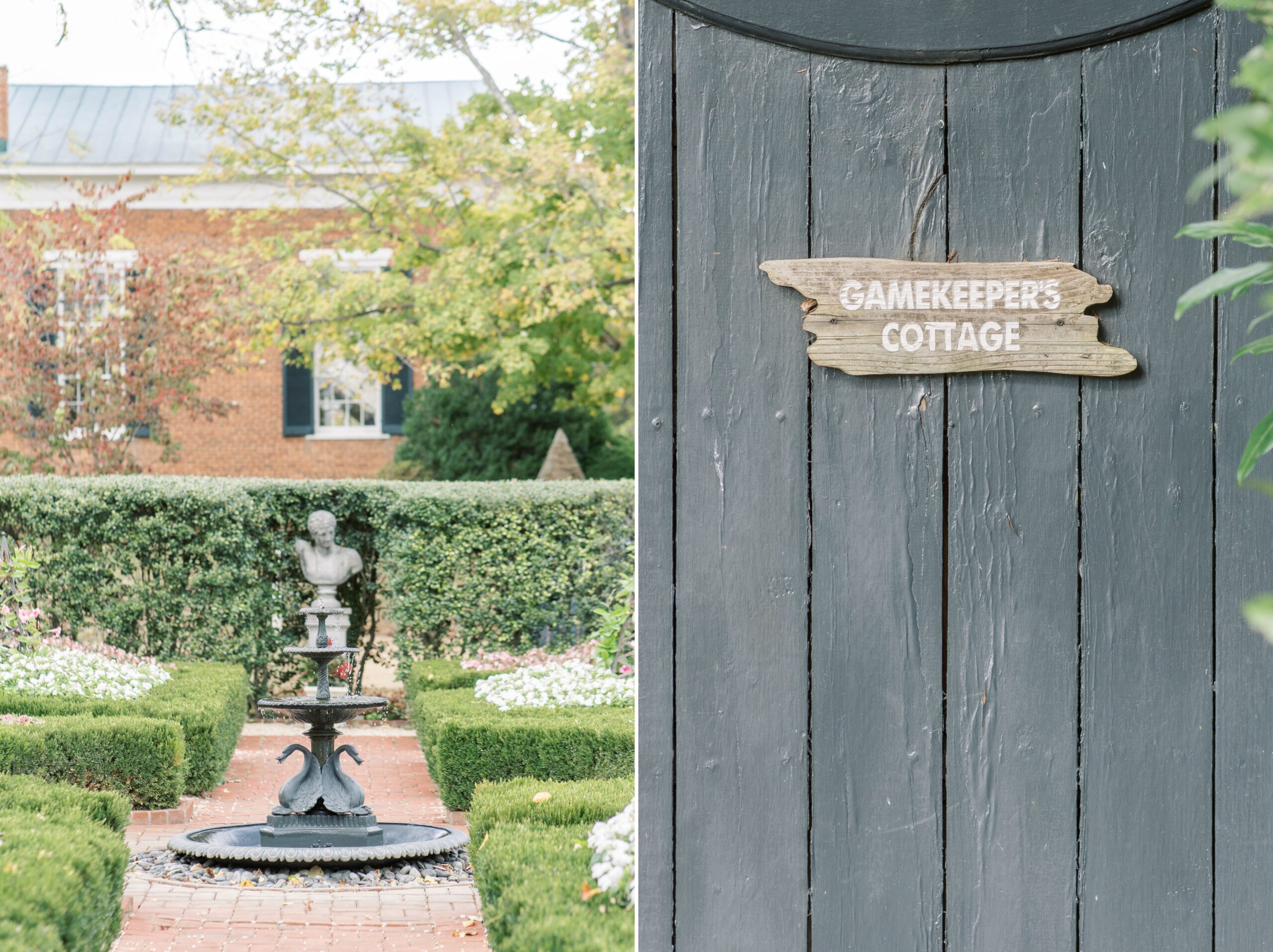 An intimate and romantic wedding at the Inn at Little Washington in the foothills of the Blue Ridge Mountains in VA.