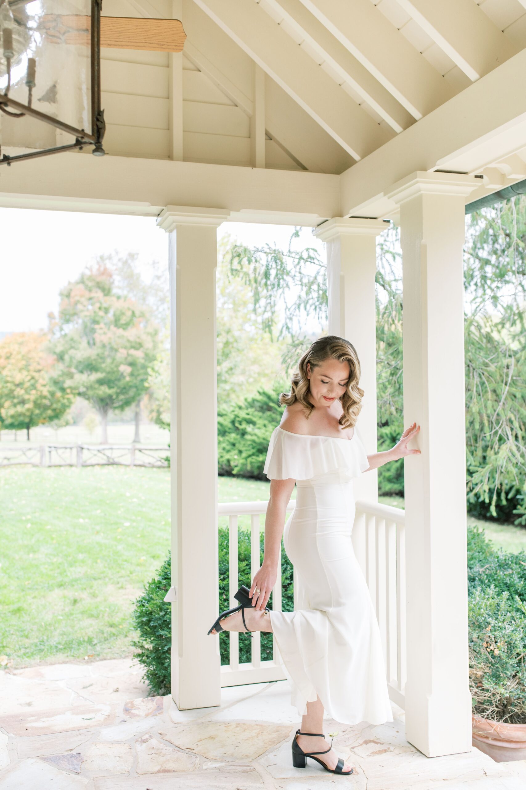 An intimate and romantic wedding at the Inn at Little Washington in the foothills of the Blue Ridge Mountains in VA.