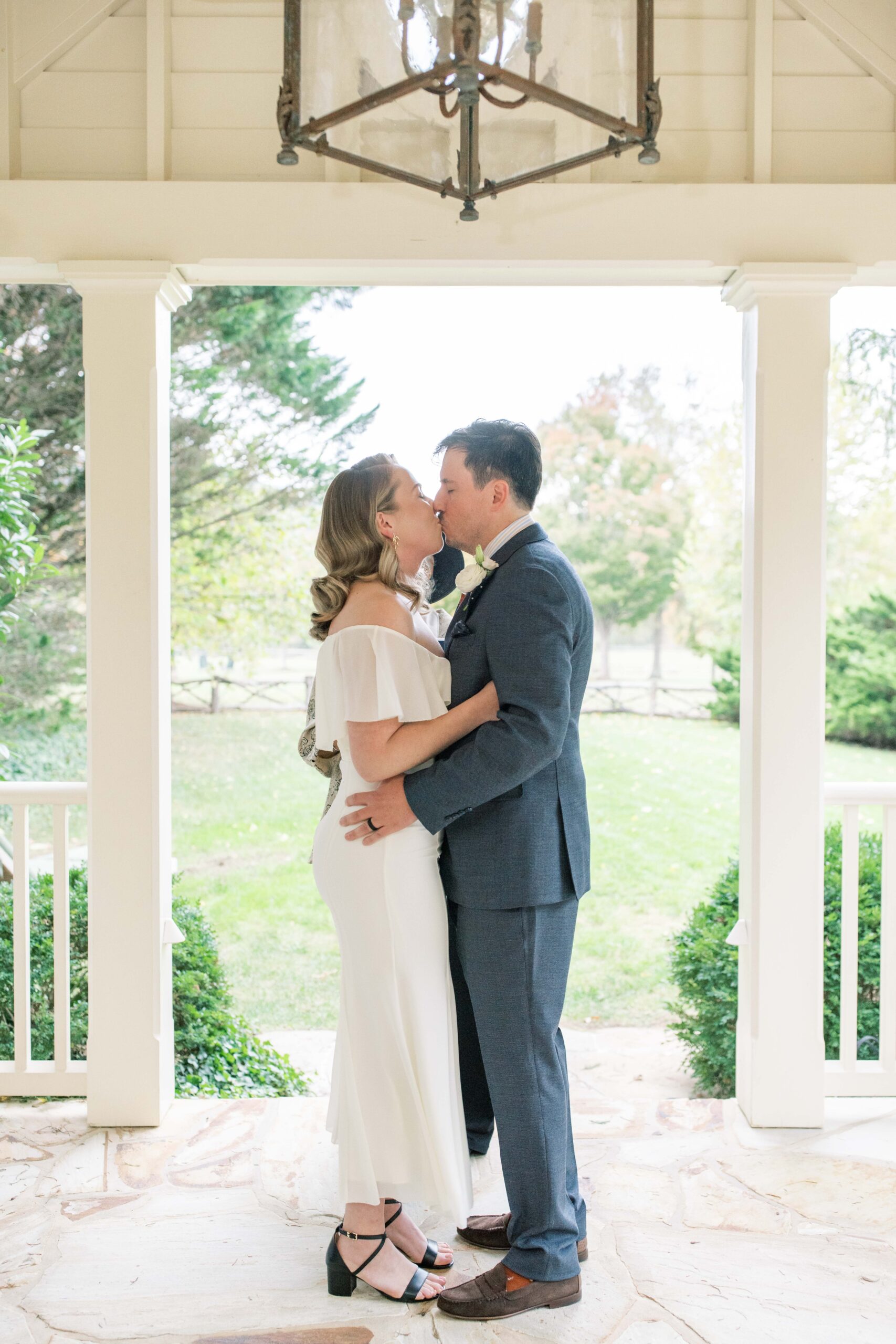 An intimate and romantic wedding at the Inn at Little Washington in the foothills of the Blue Ridge Mountains in VA.