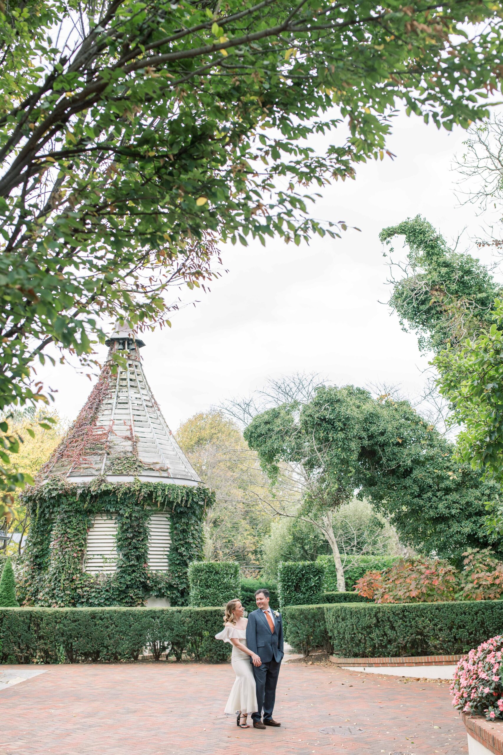 An intimate and romantic wedding at the Inn at Little Washington in the foothills of the Blue Ridge Mountains in VA.