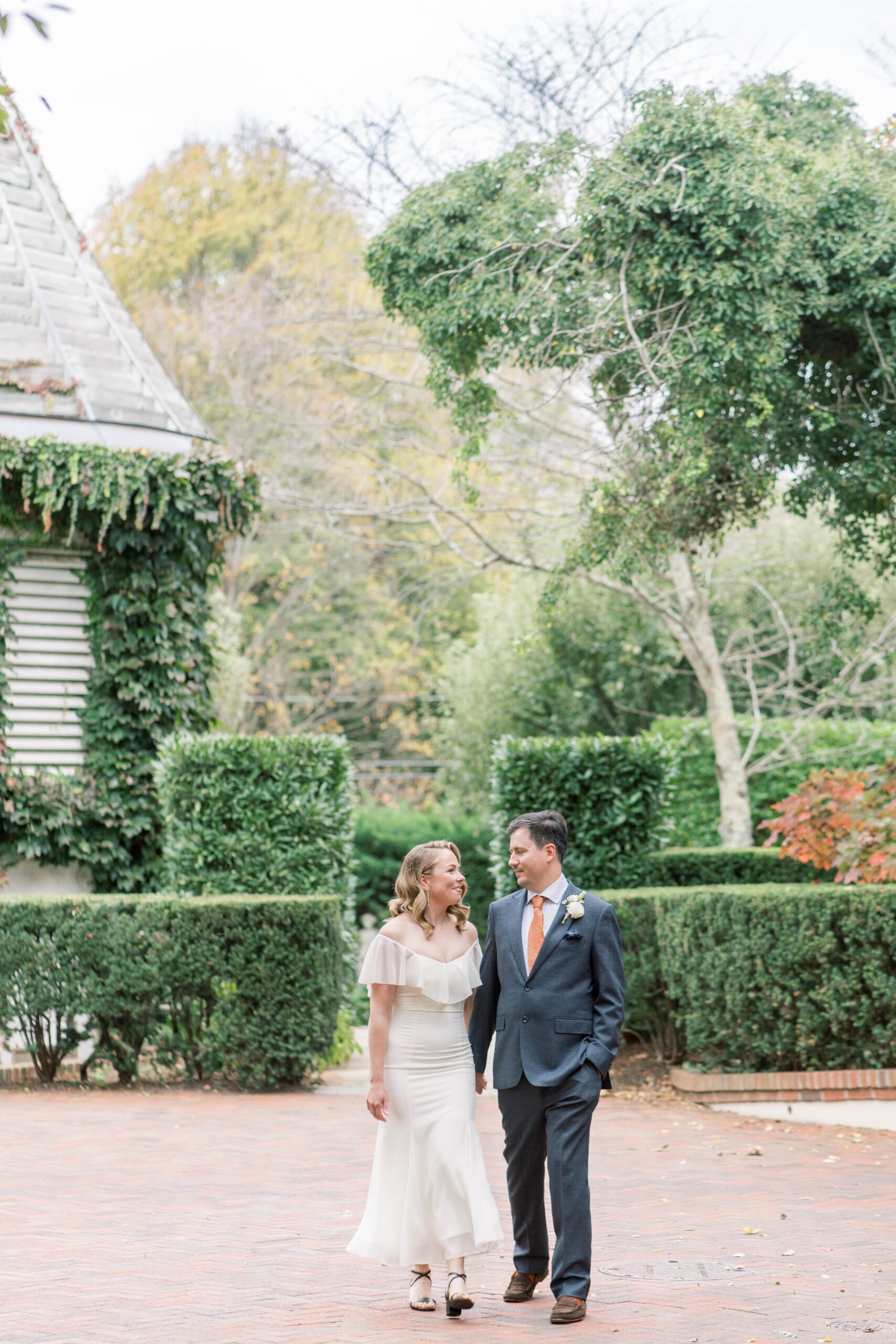 An intimate and romantic wedding at the Inn at Little Washington in the foothills of the Blue Ridge Mountains in VA.