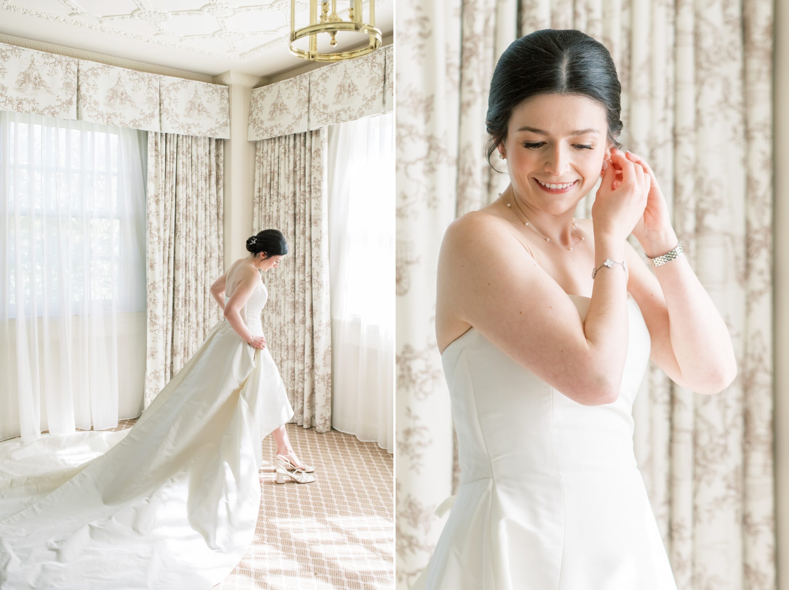 A stunning fall wedding full of elaborate floral designs at the Meridian House in Washington, DC.