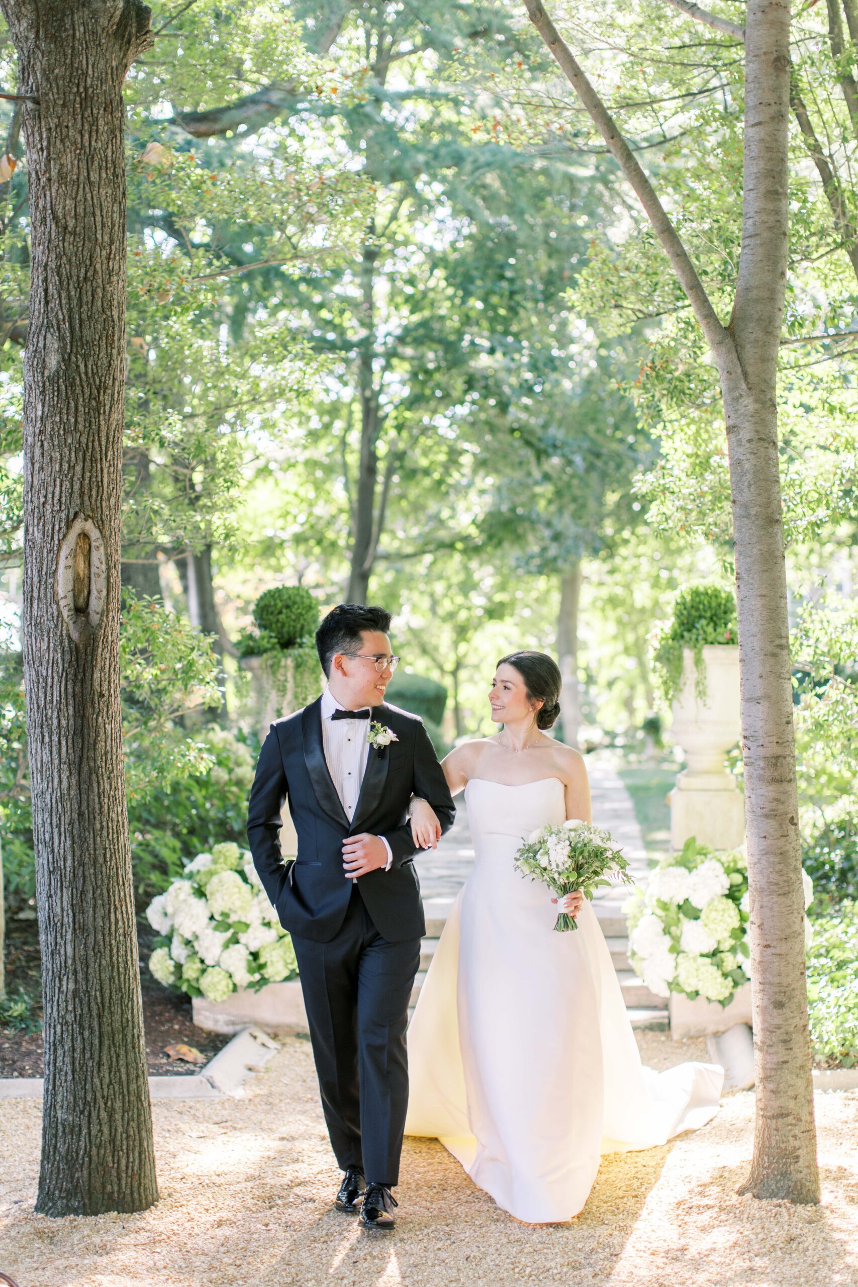 A stunning fall wedding full of elaborate floral designs at the Meridian House in Washington, DC.