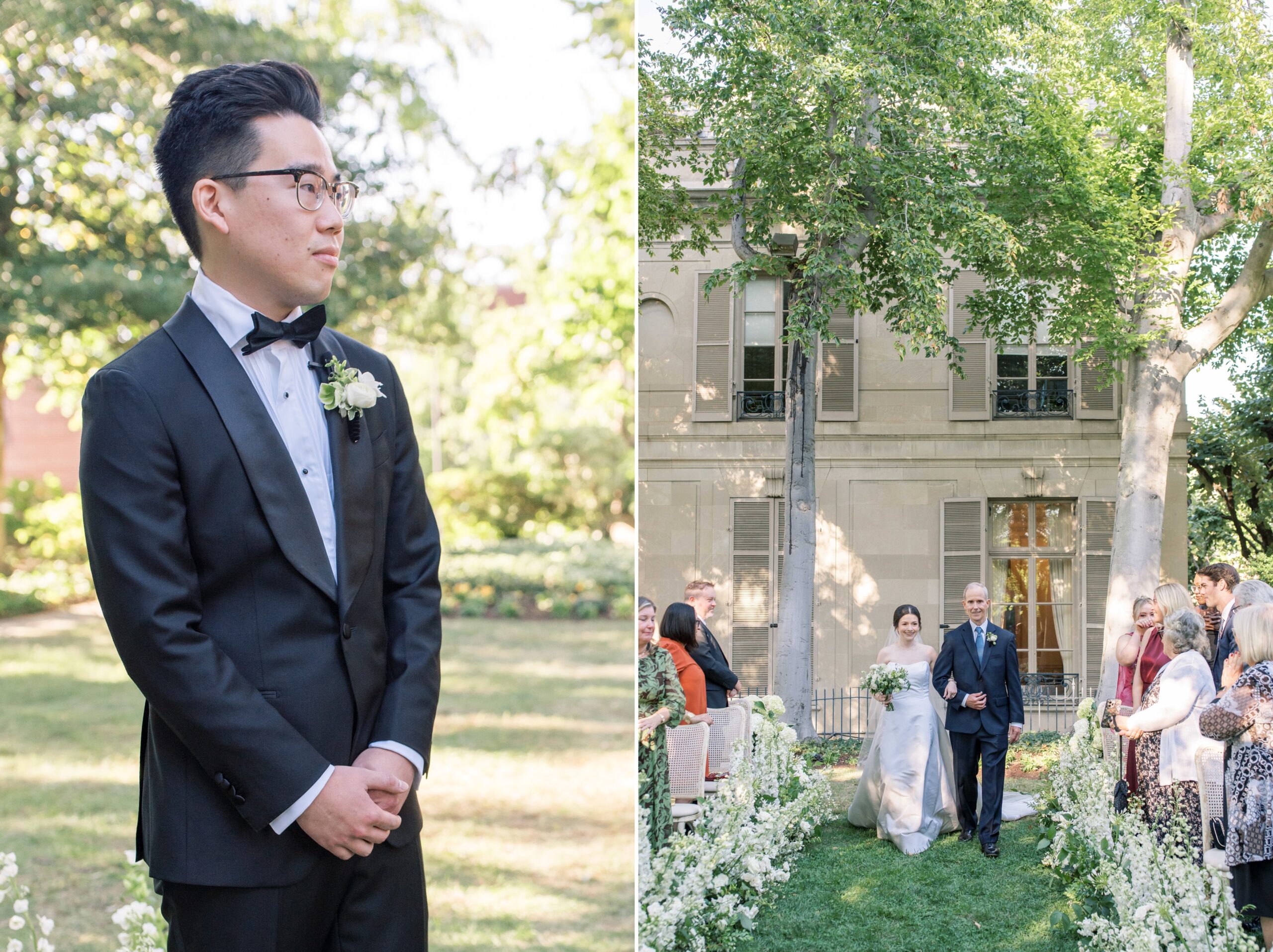 A stunning fall wedding full of elaborate floral designs at the Meridian House in Washington, DC.