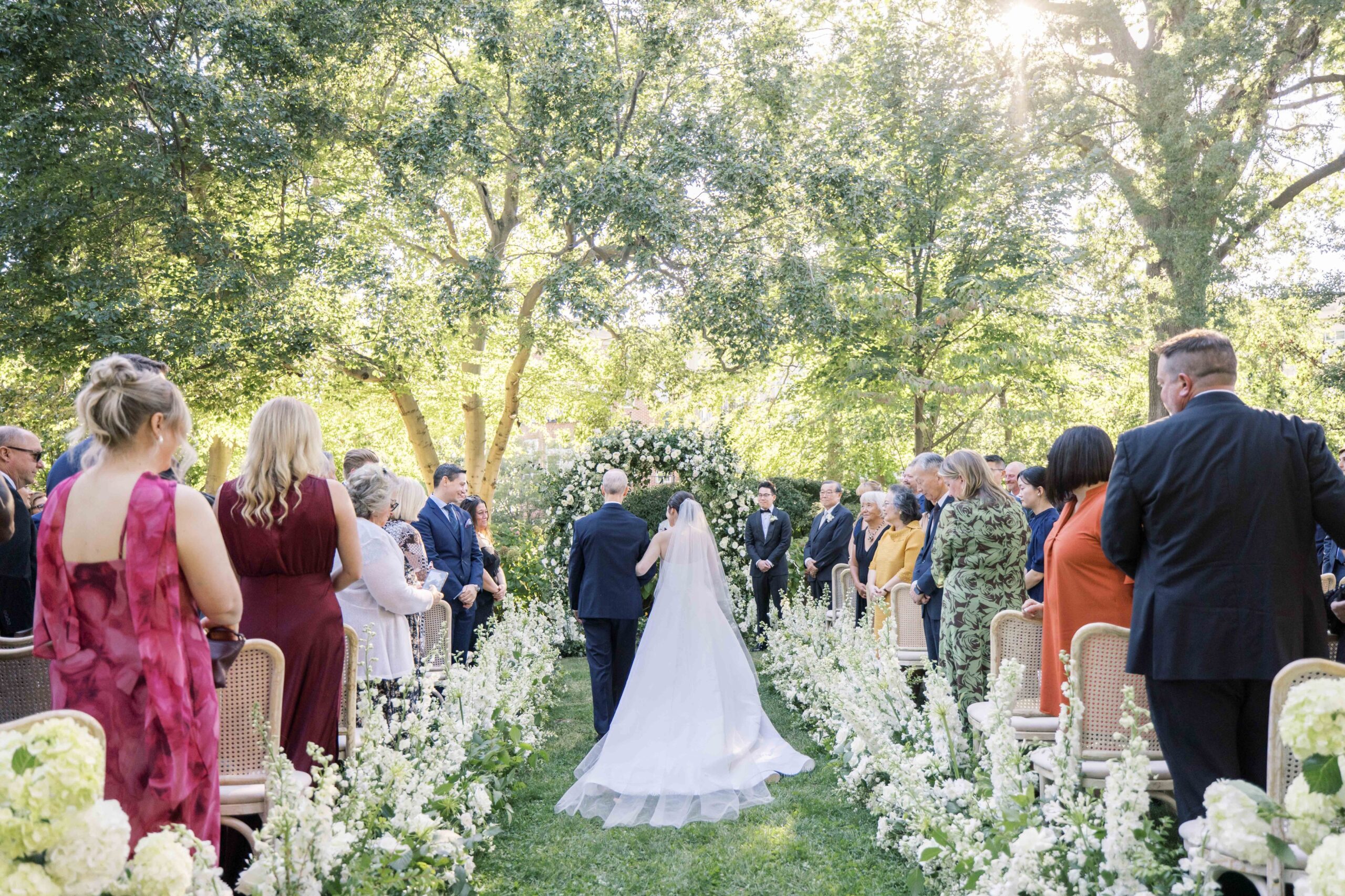 A stunning fall wedding full of elaborate floral designs at the Meridian House in Washington, DC.