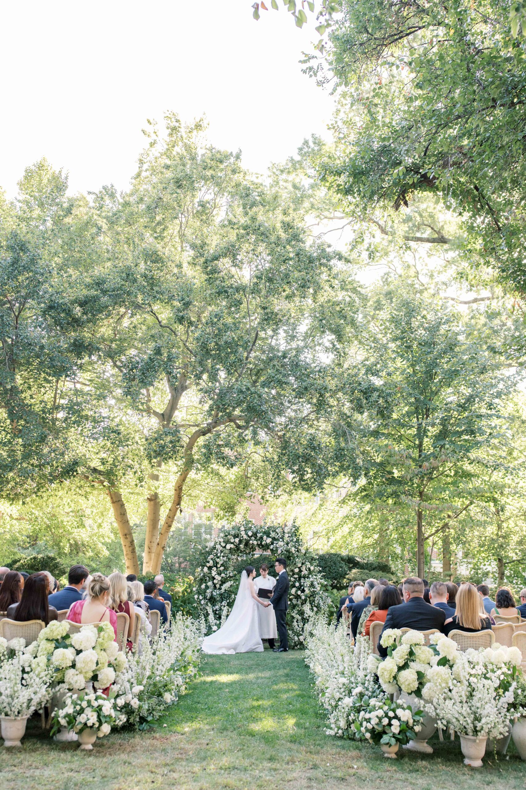 A stunning fall wedding full of elaborate floral designs at the Meridian House in Washington, DC.