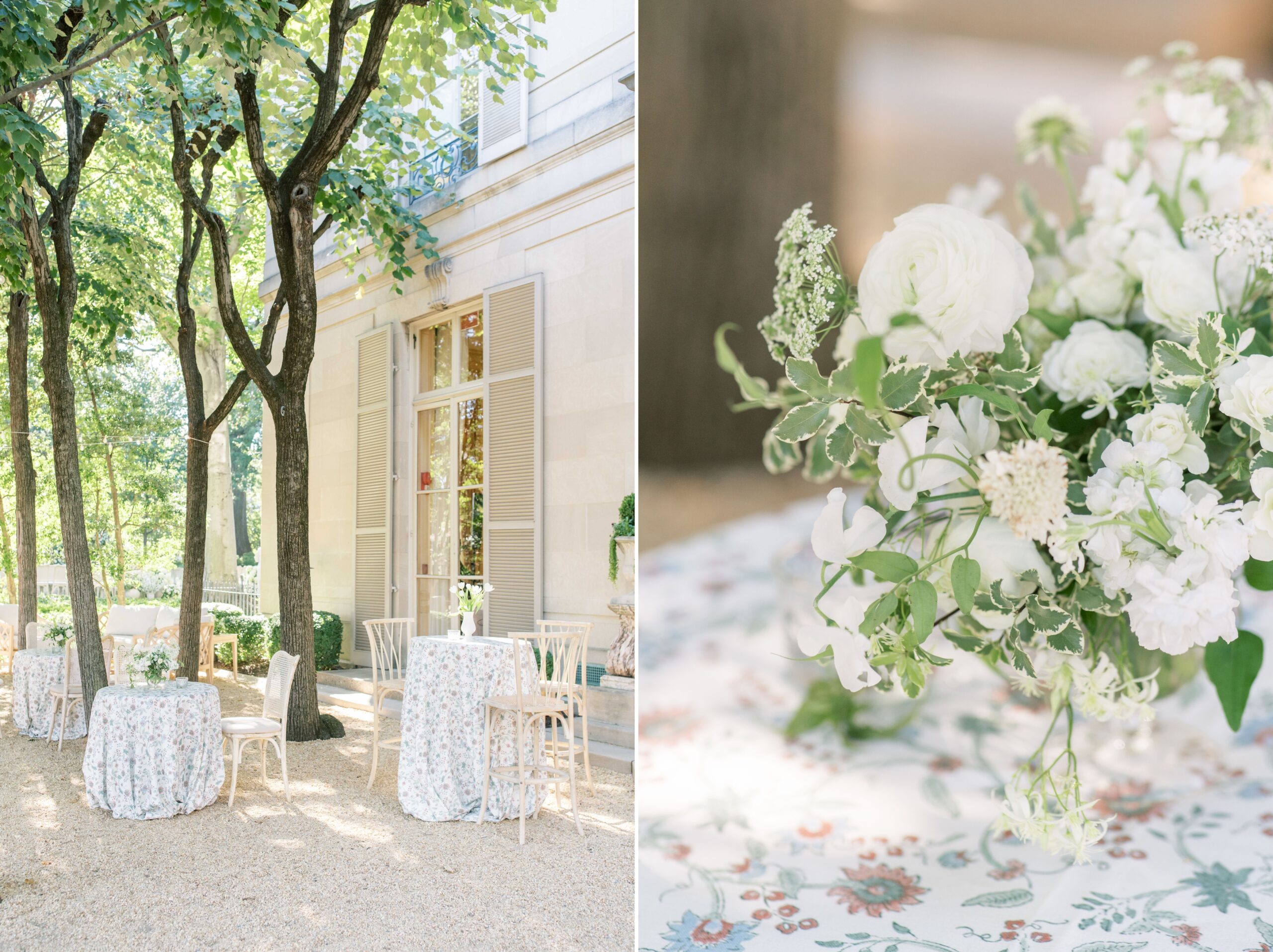 A stunning fall wedding full of elaborate floral designs at the Meridian House in Washington, DC.