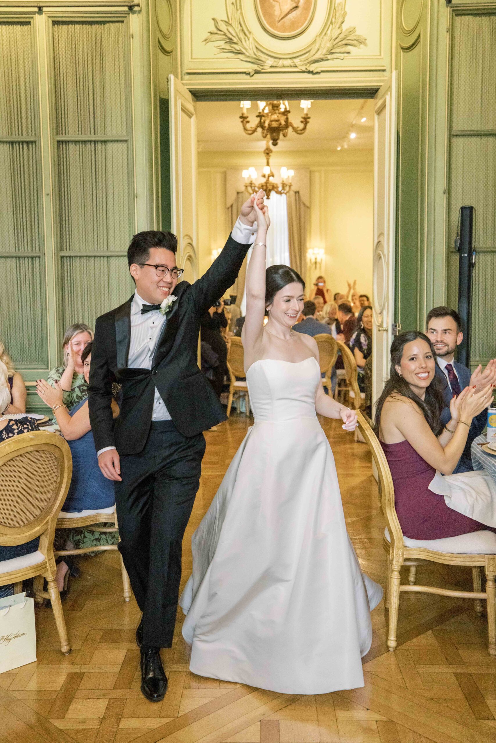 A stunning fall wedding full of elaborate floral designs at the Meridian House in Washington, DC.