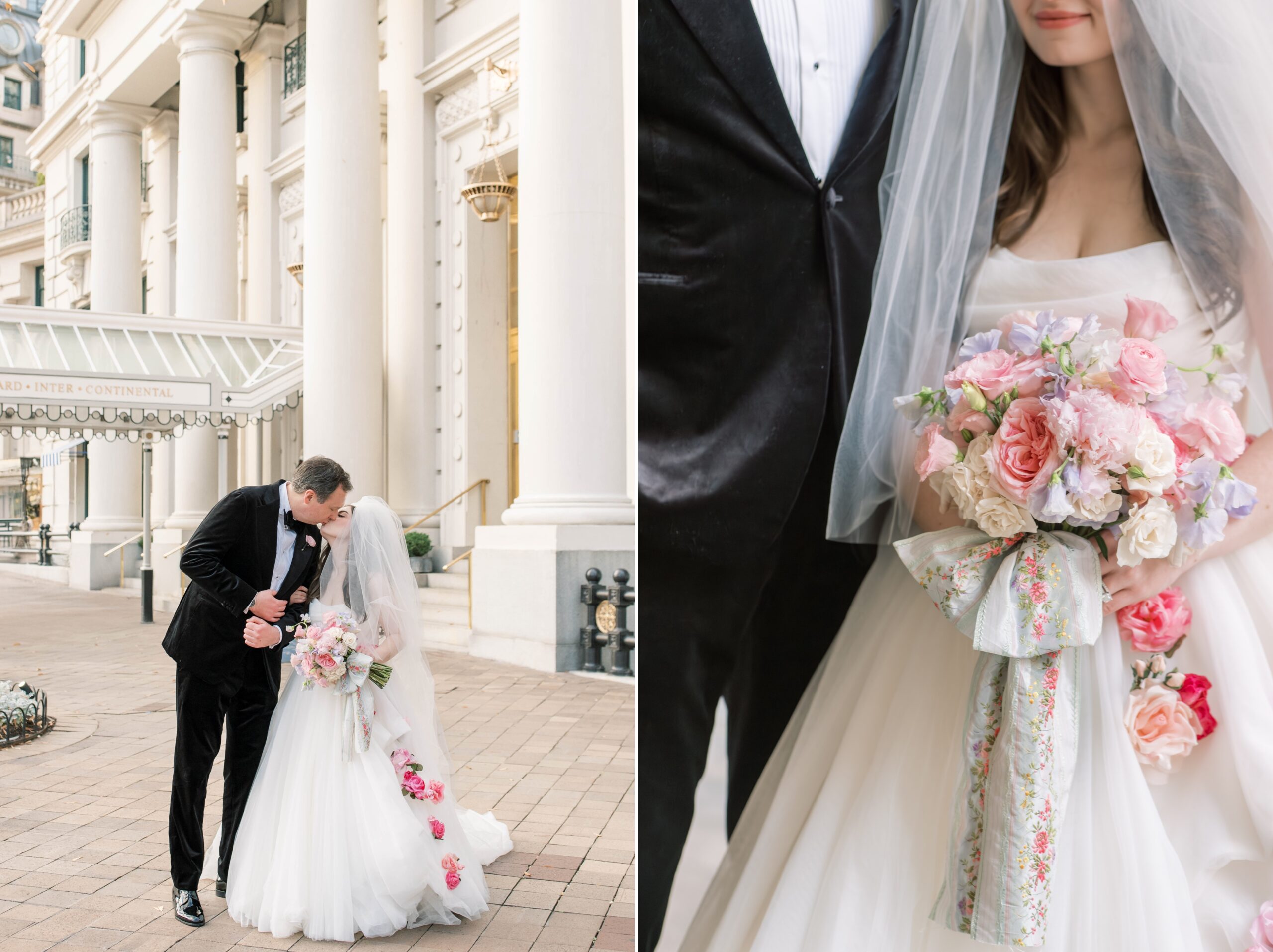 A romantic wedding at The Willard InterContinental in Washington, DC. 