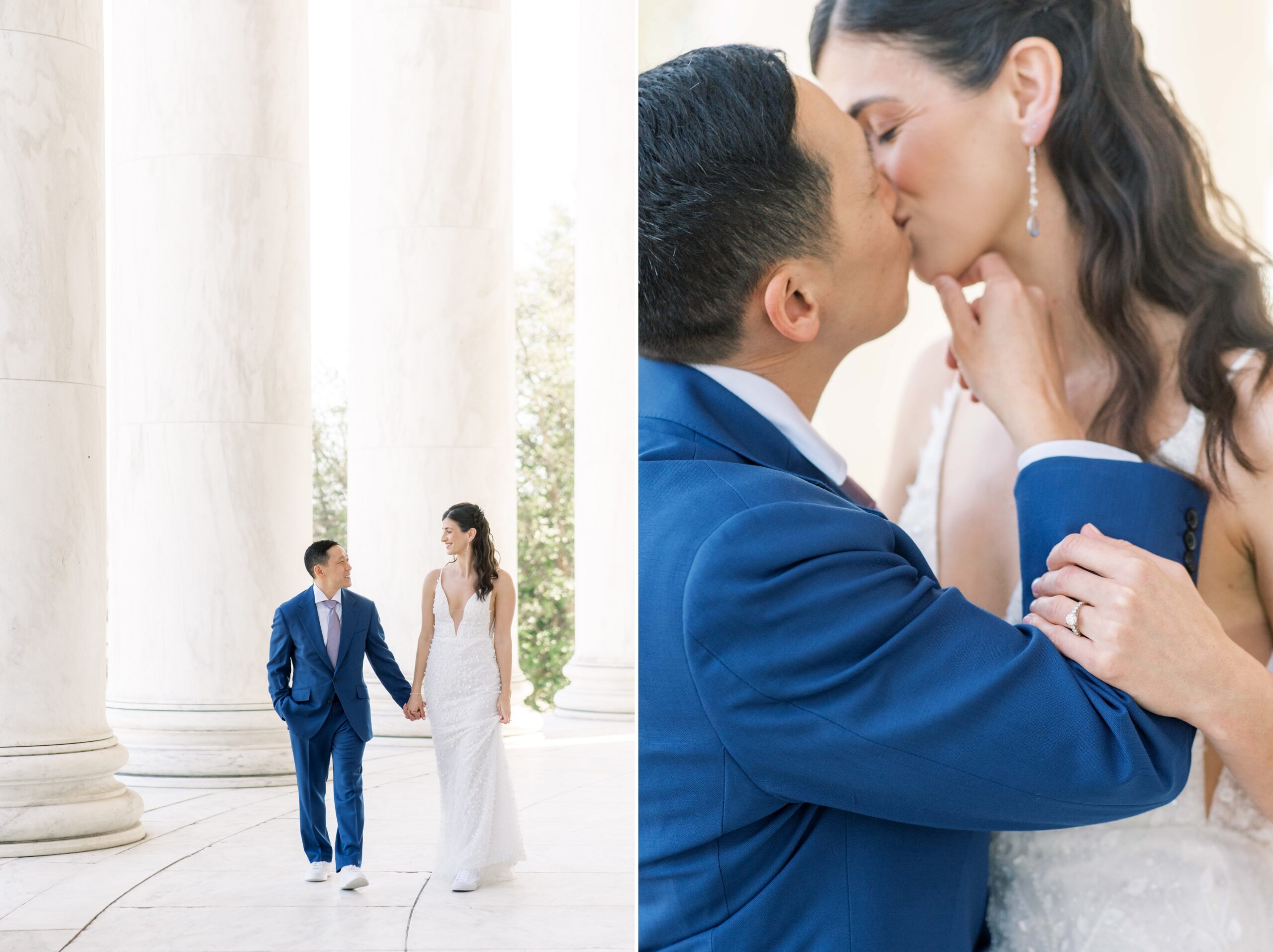 A romantic wedding at National Museum of Women in the Arts in Washington, DC on a beautiful February day that felt like spring!