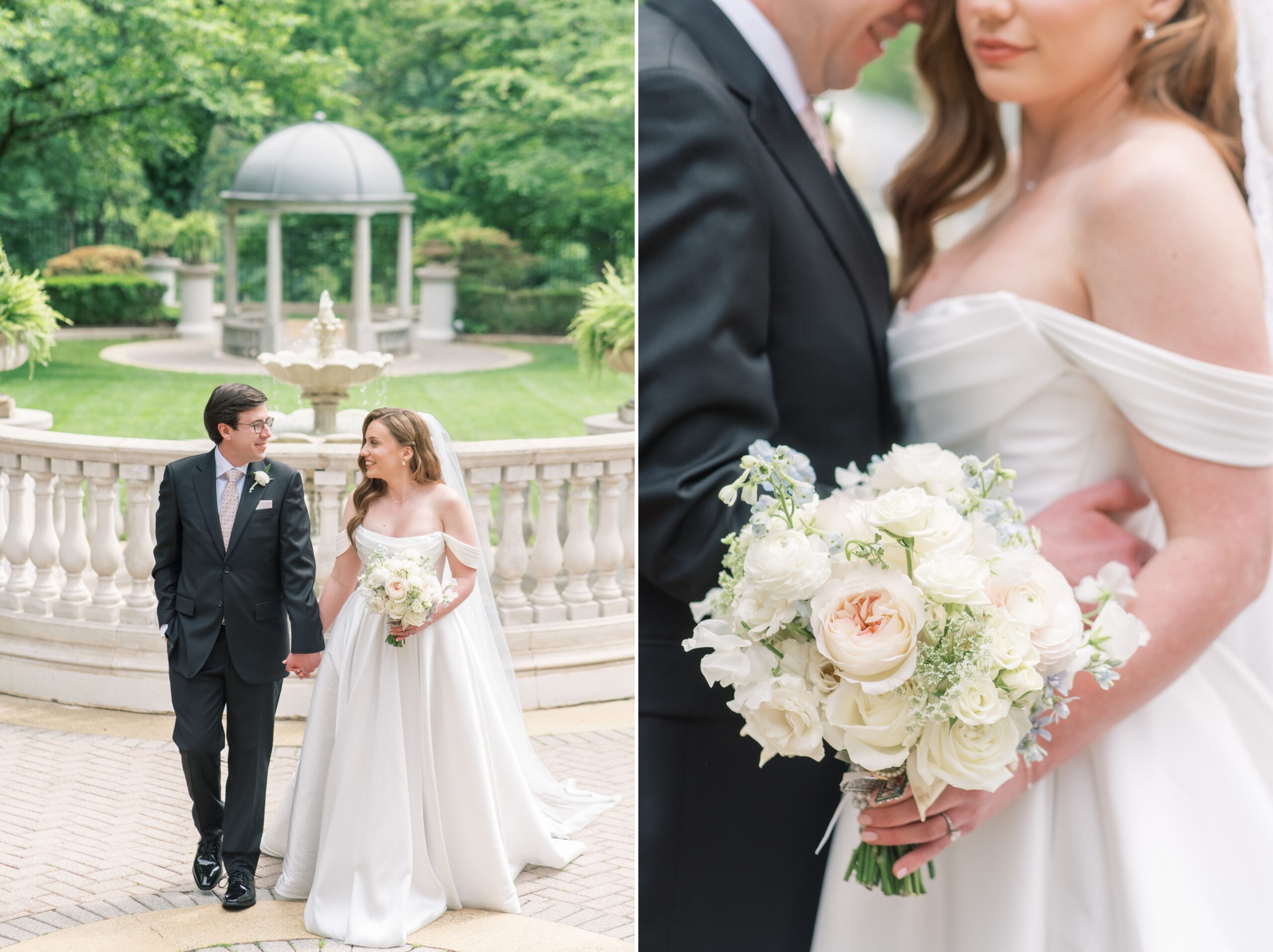 A romantic spring wedding at the Omni Shoreham Hotel & Resort in Washington, DC.