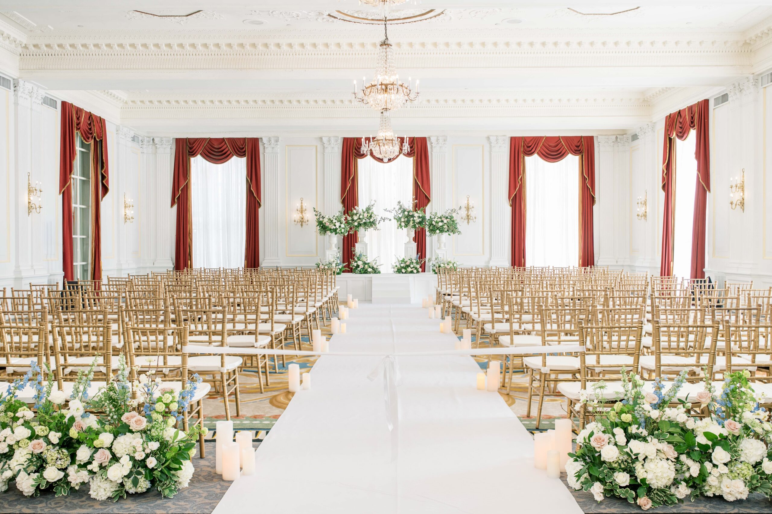 A romantic spring wedding at the Omni Shoreham Hotel & Resort in Washington, DC.