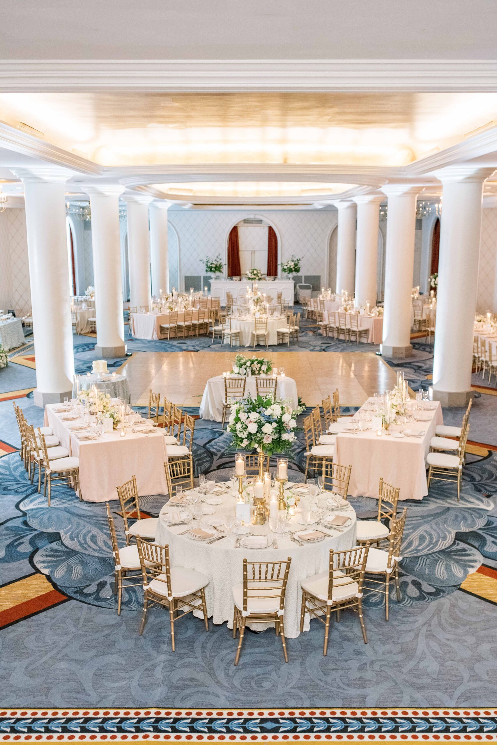 A romantic spring wedding at the Omni Shoreham Hotel & Resort in Washington, DC.