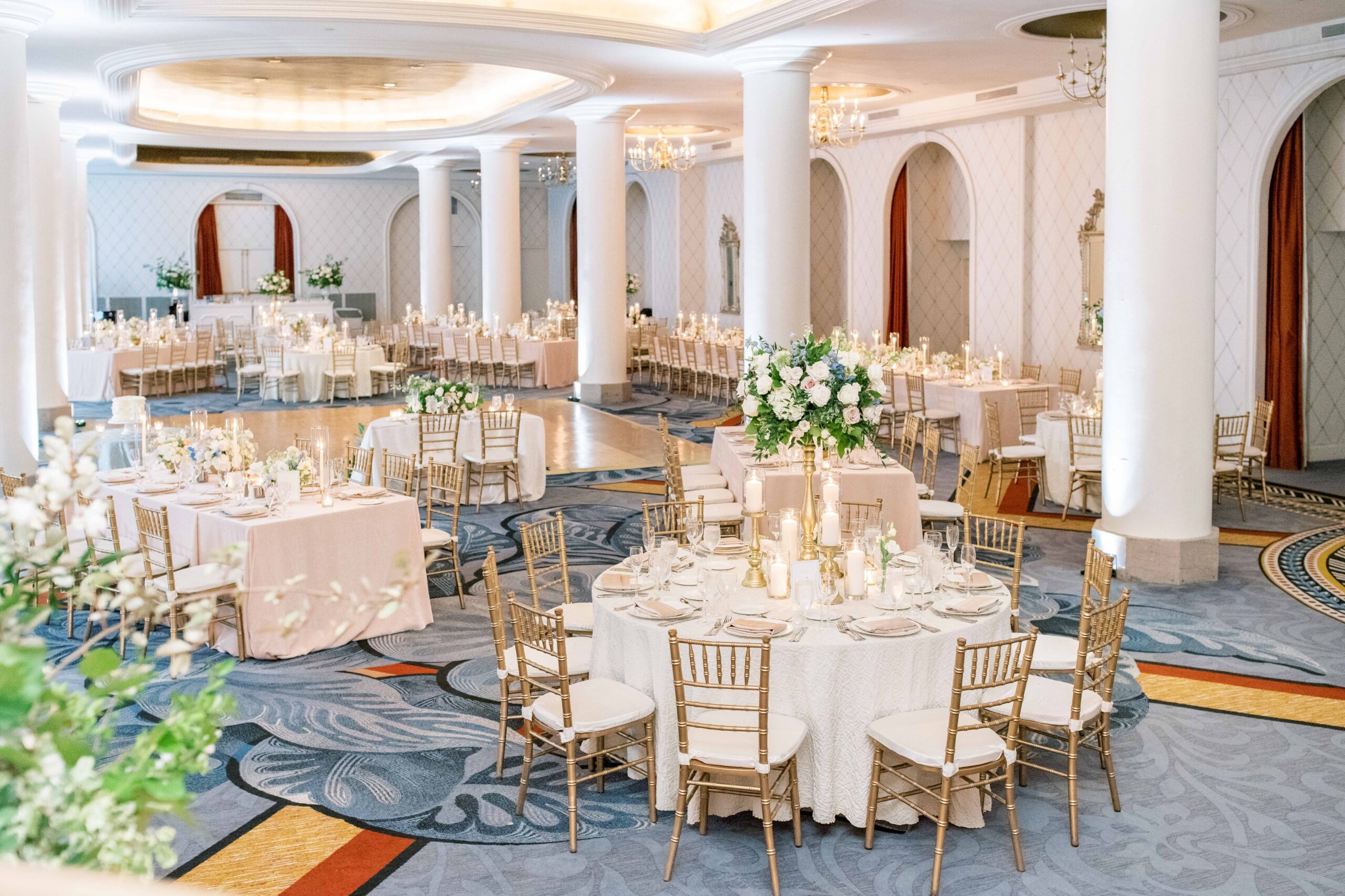 A romantic spring wedding at the Omni Shoreham Hotel & Resort in Washington, DC.