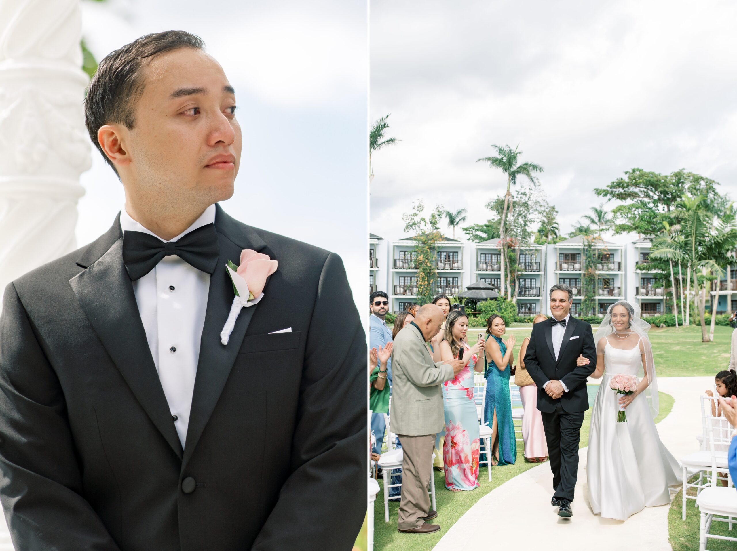 A tropic, beach front Caribbean wedding held at Beaches Resort in Negril, Jamaica.