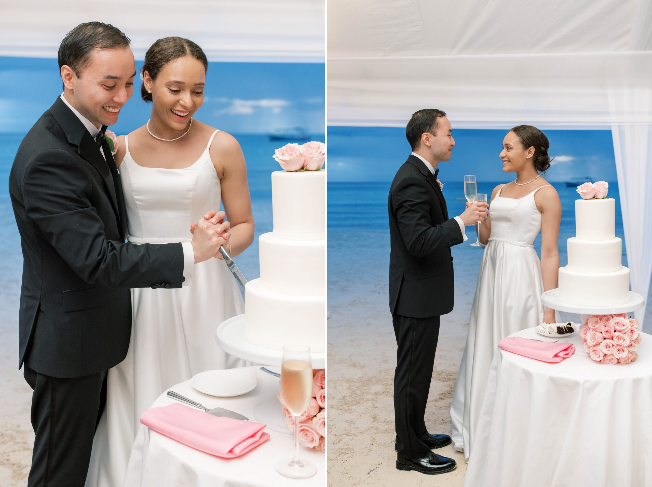 A tropic, beach front Caribbean wedding held at Beaches Resort in Negril, Jamaica.
