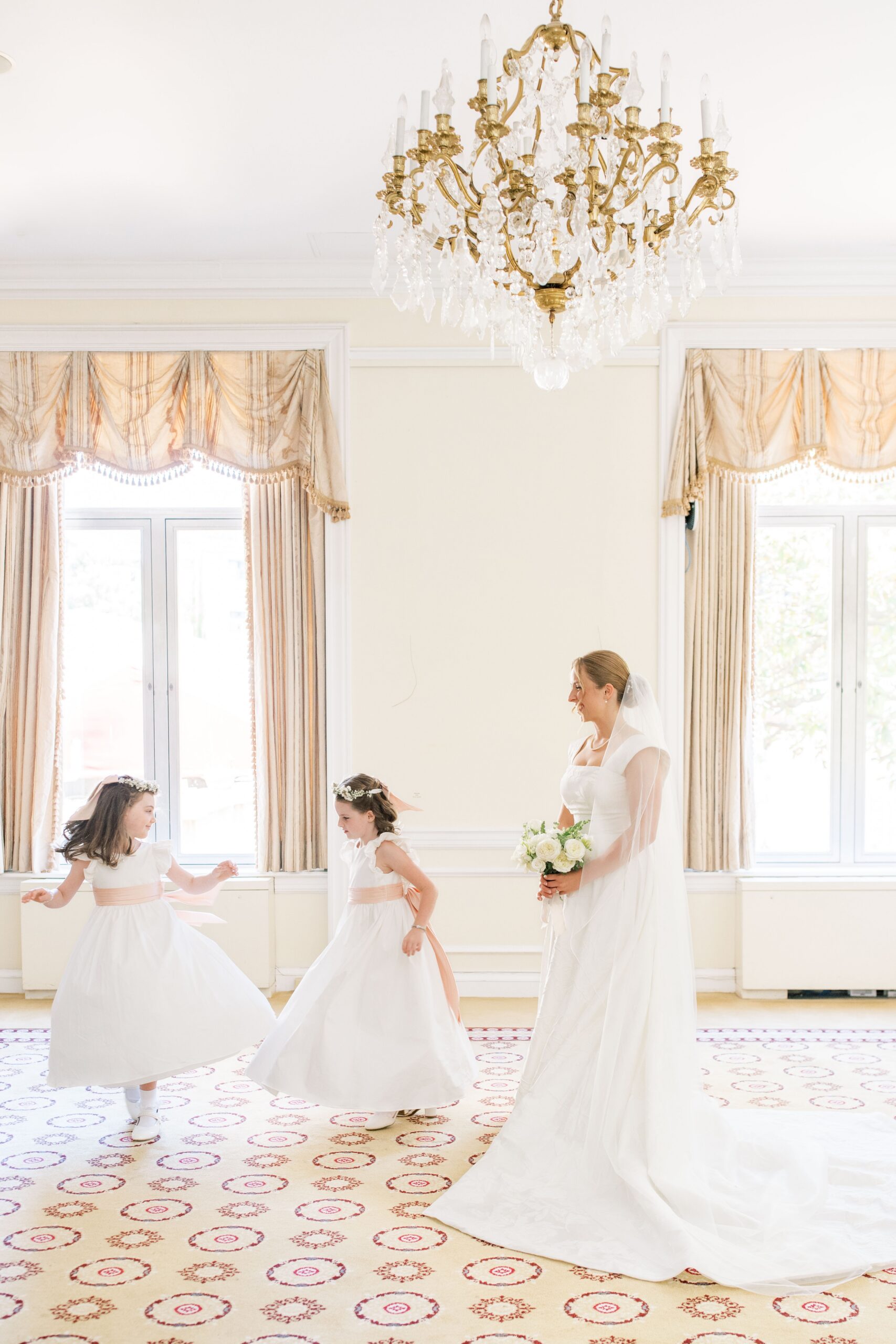 A romantic, black-tie summer wedding at the Cosmos Club in Washington, DC.