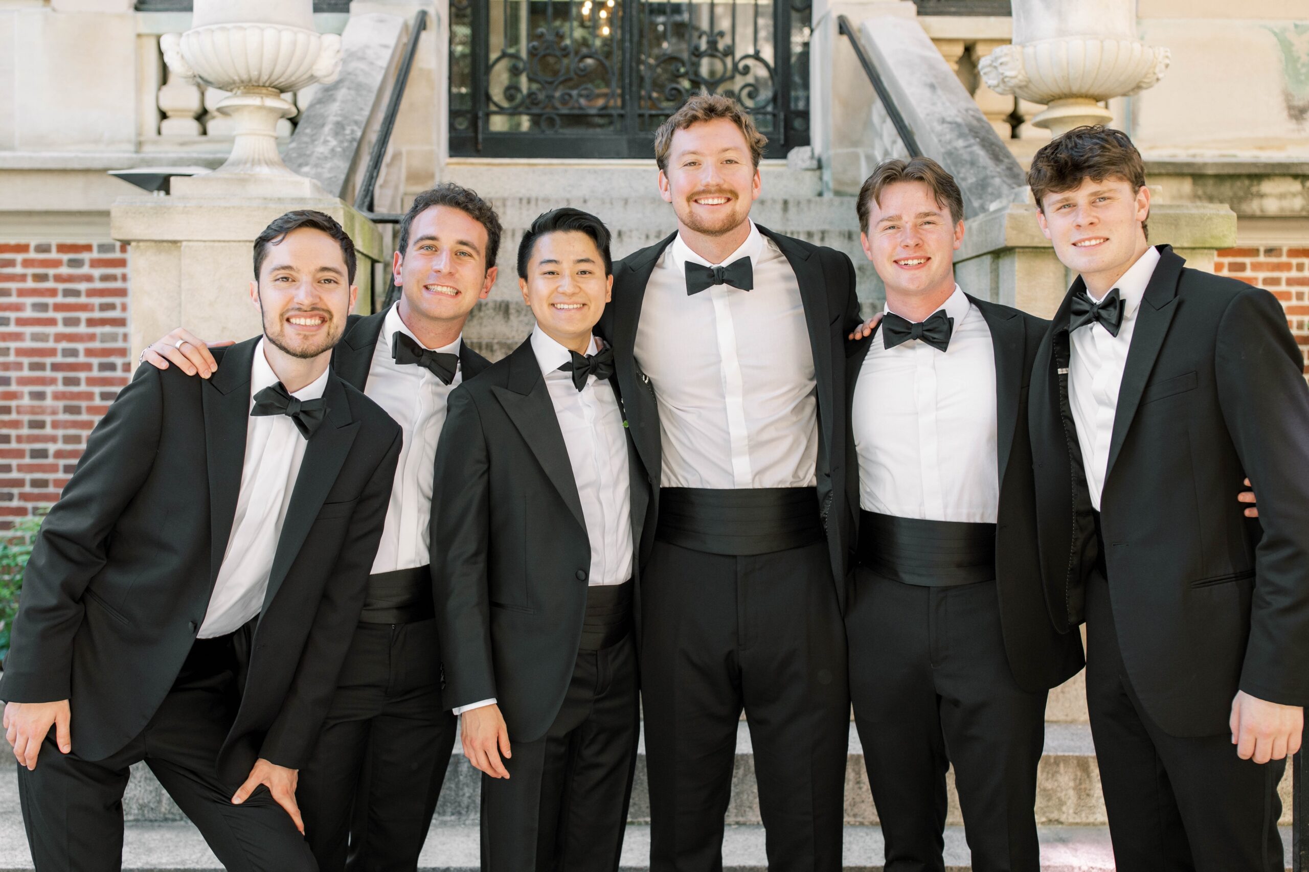 A romantic, black-tie summer wedding at the Cosmos Club in Washington, DC.