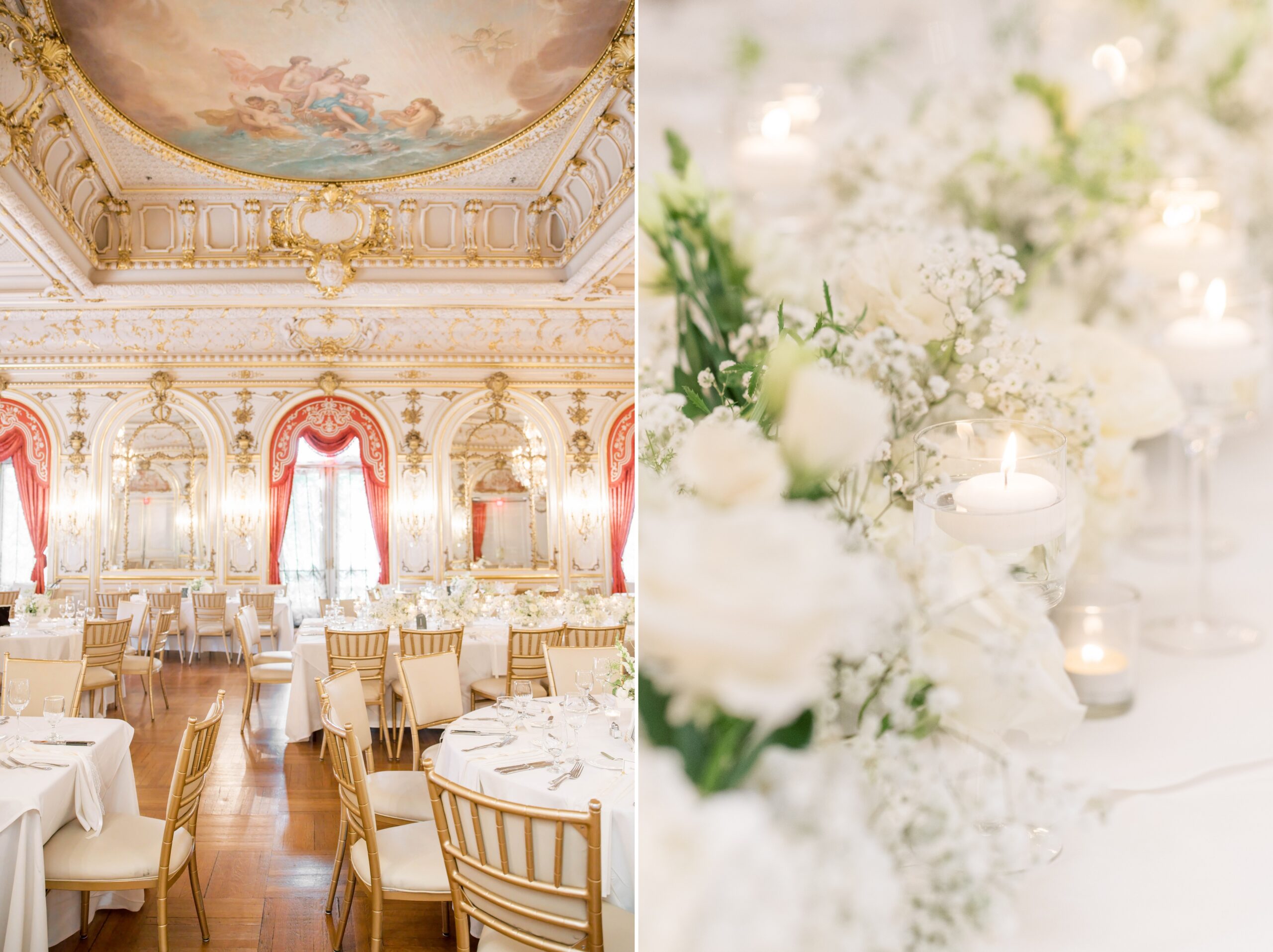 A romantic, black-tie summer wedding at the Cosmos Club in Washington, DC.