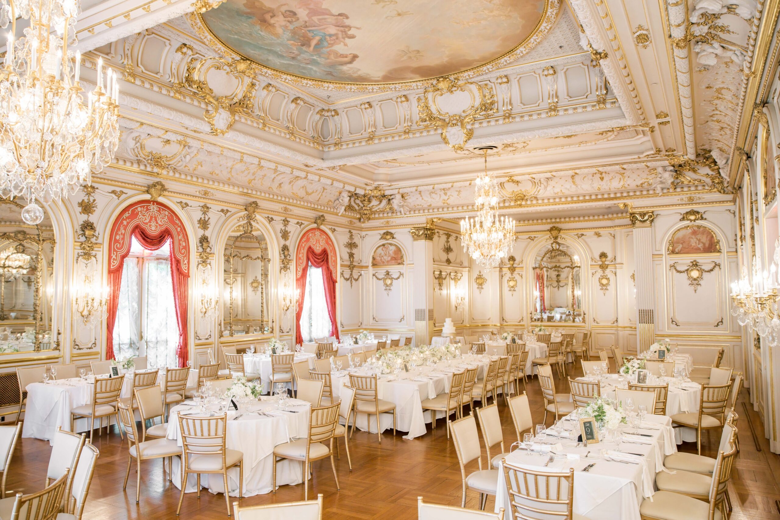 A romantic, black-tie summer wedding at the Cosmos Club in Washington, DC.