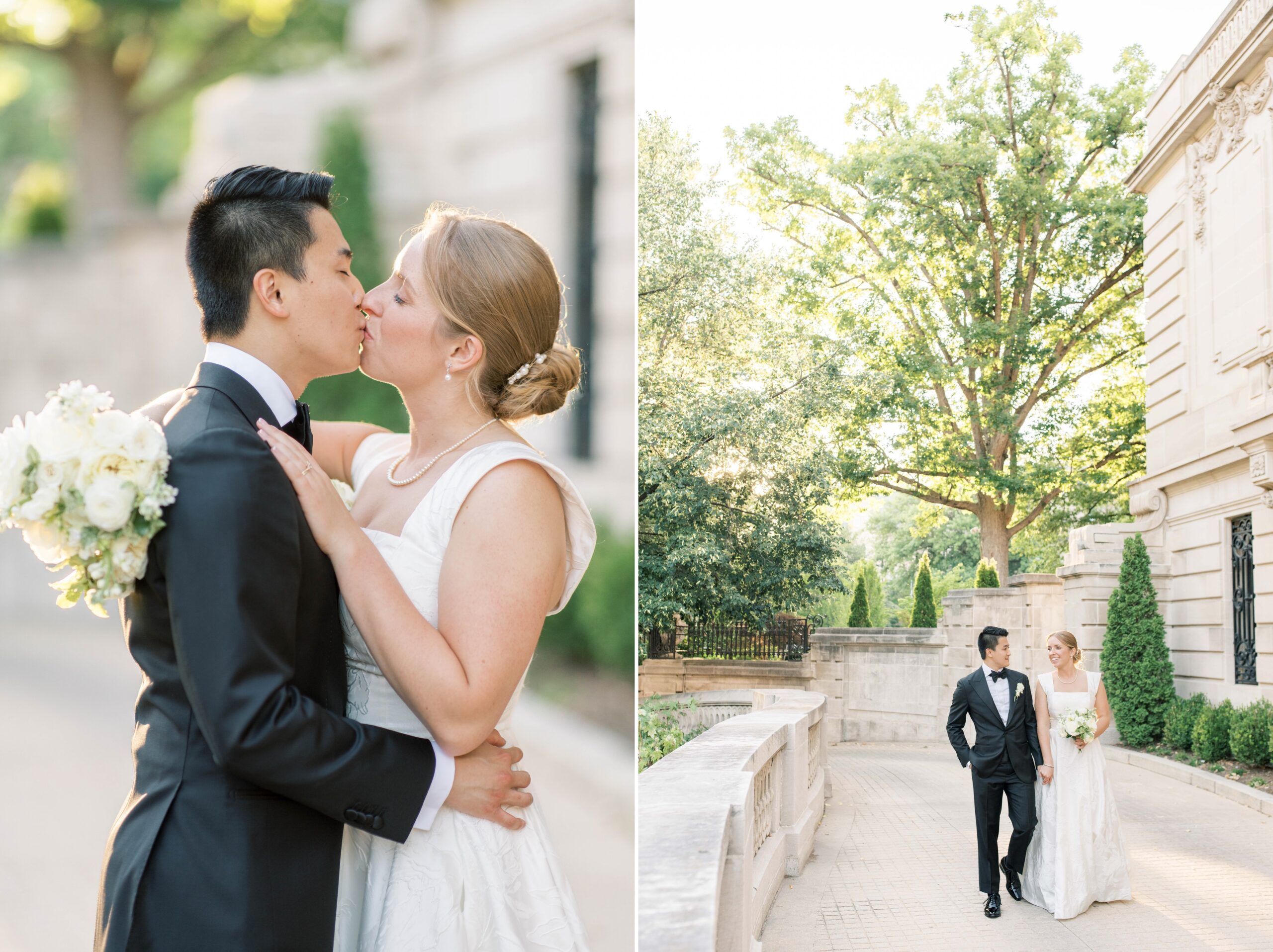 A romantic, black-tie summer wedding at the Cosmos Club in Washington, DC.