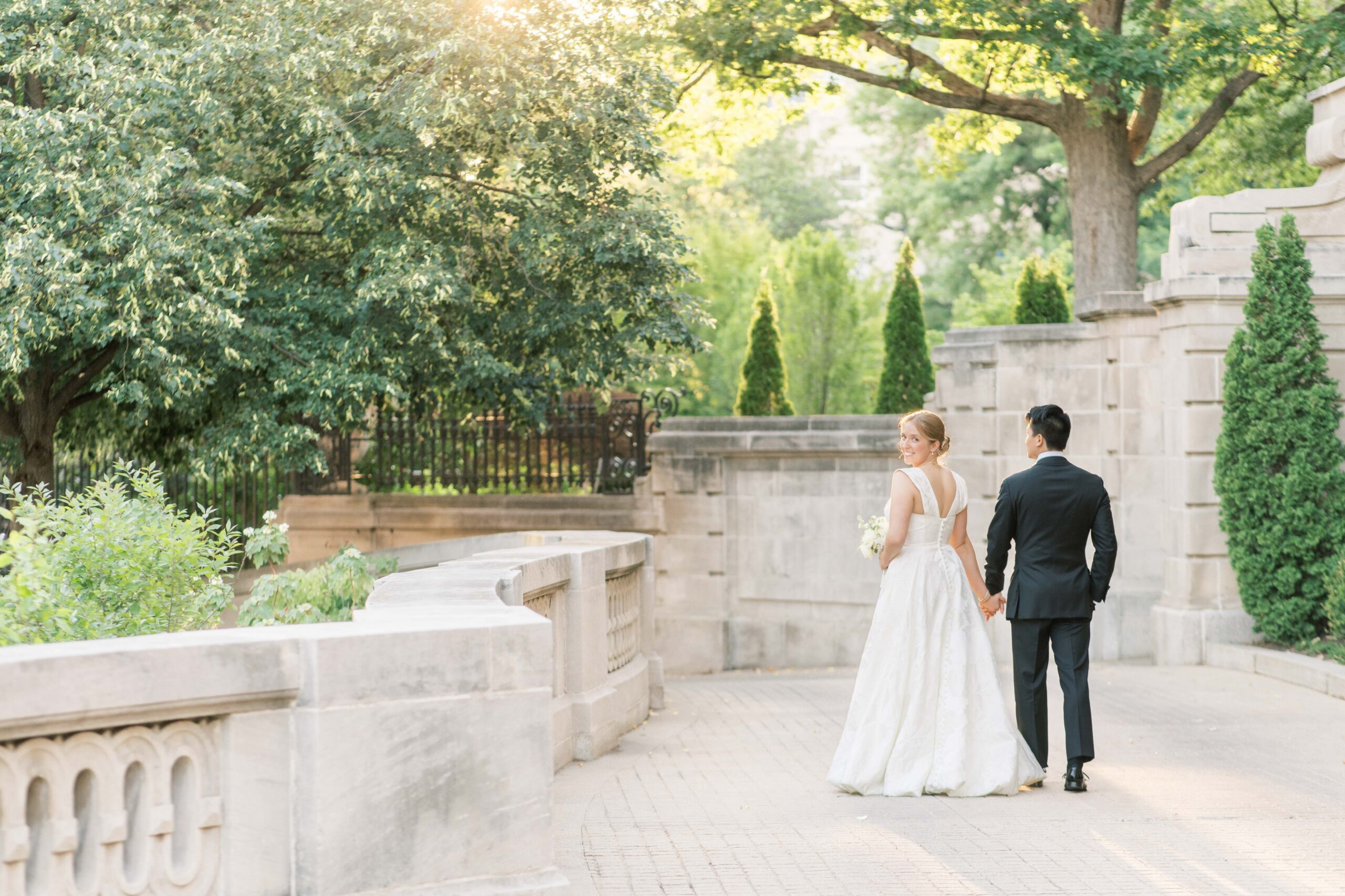 A romantic, black-tie summer wedding at the Cosmos Club in Washington, DC.