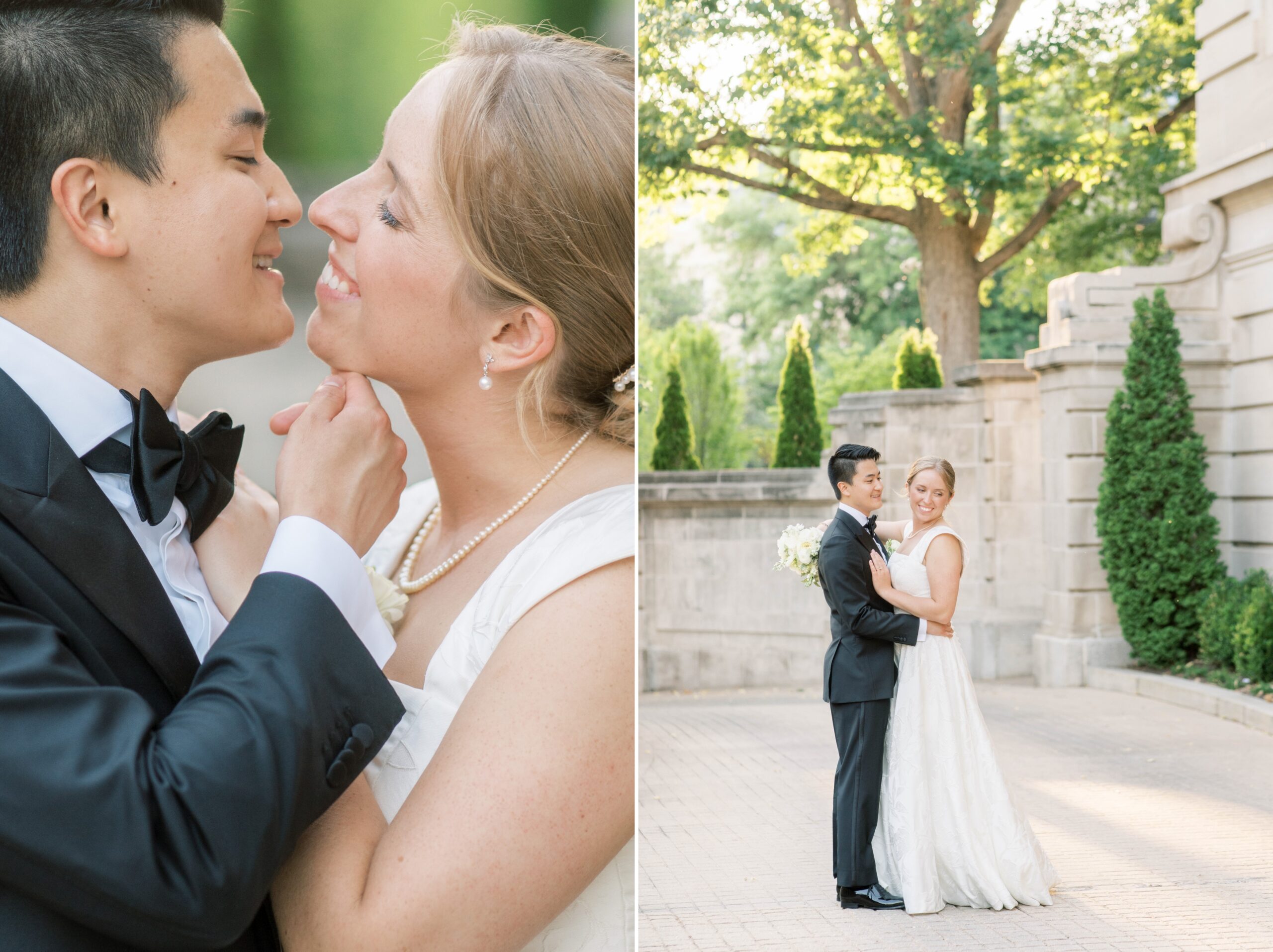 A romantic, black-tie summer wedding at the Cosmos Club in Washington, DC.