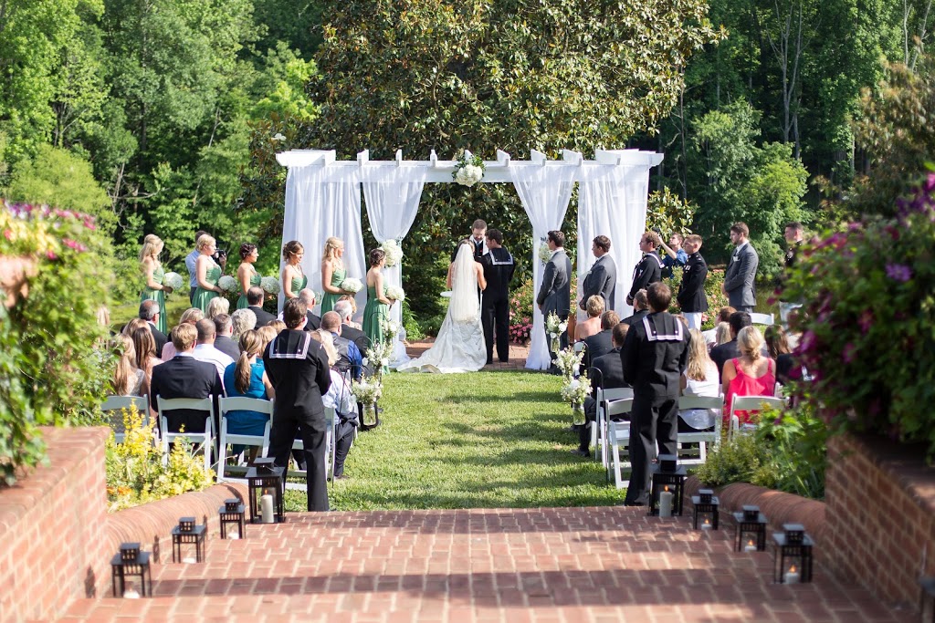 A military wedding at Clover Forest Plantation in Virginia.