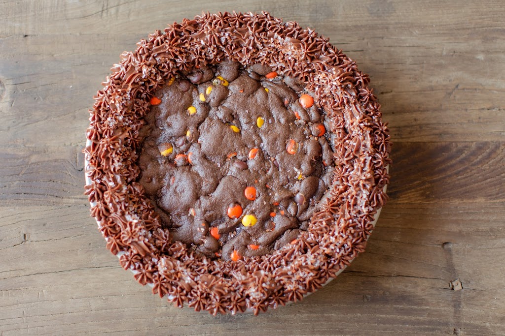 A recipe for Reese's Cookie Cake, a Washington, DC wedding photographer favorite.