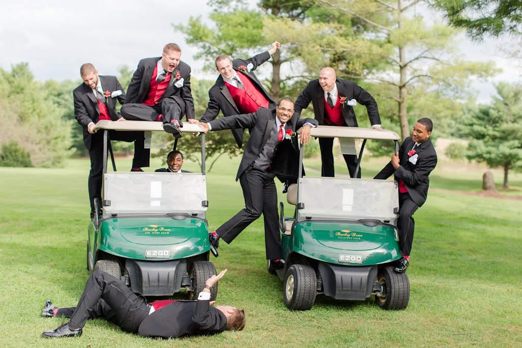 A fun summer wedding photographed at the Bowling Green Country Club outside Washington, DC.