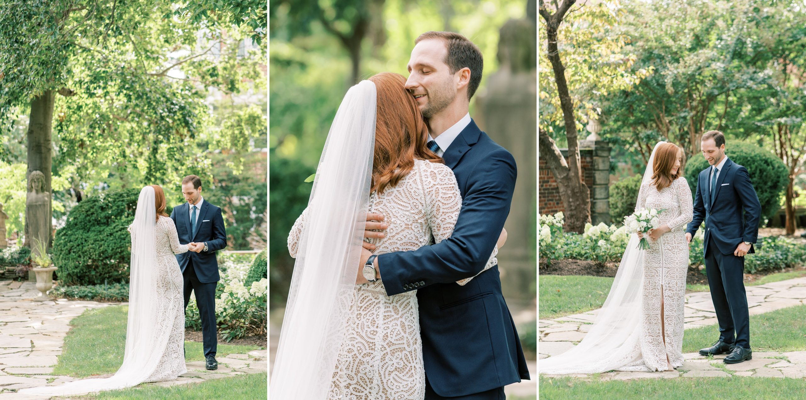 This Washington DC area wedding photographer provides information on a wedding day first look for engaged couples.