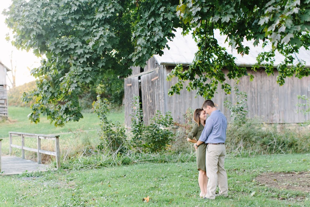 A stunning fall engagement session on a farm in rural Pennsylvania, outside Washington, DC.