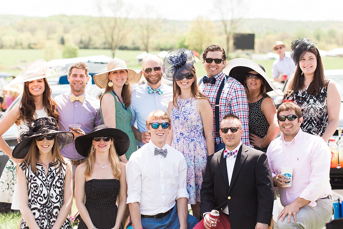 Stylish dresses, large hats, and colorful bow ties can all be found at the VA Gold Cup horse race. 