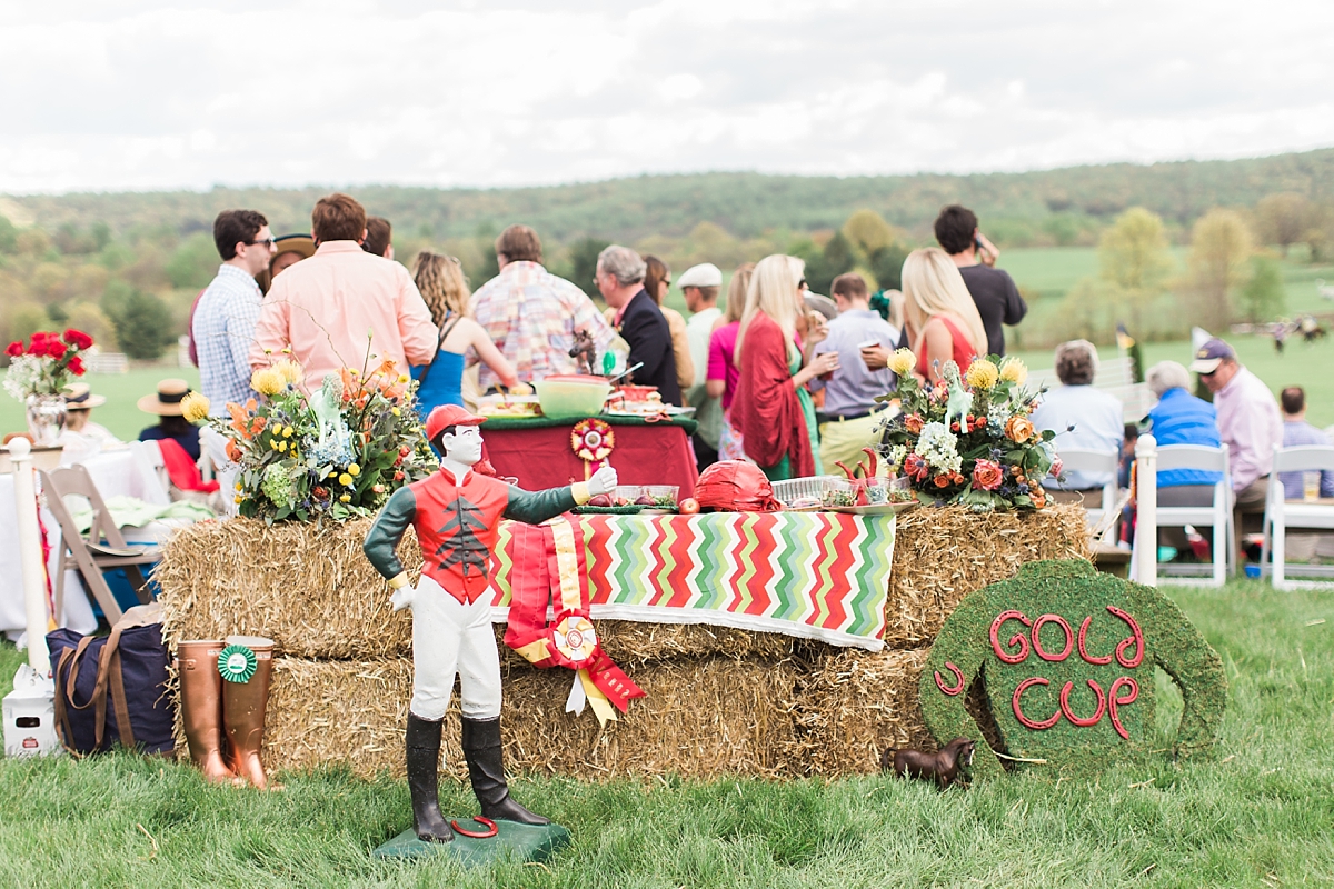 Stylish dresses, large hats, and colorful bow ties can all be found at the VA Gold Cup horse race. 